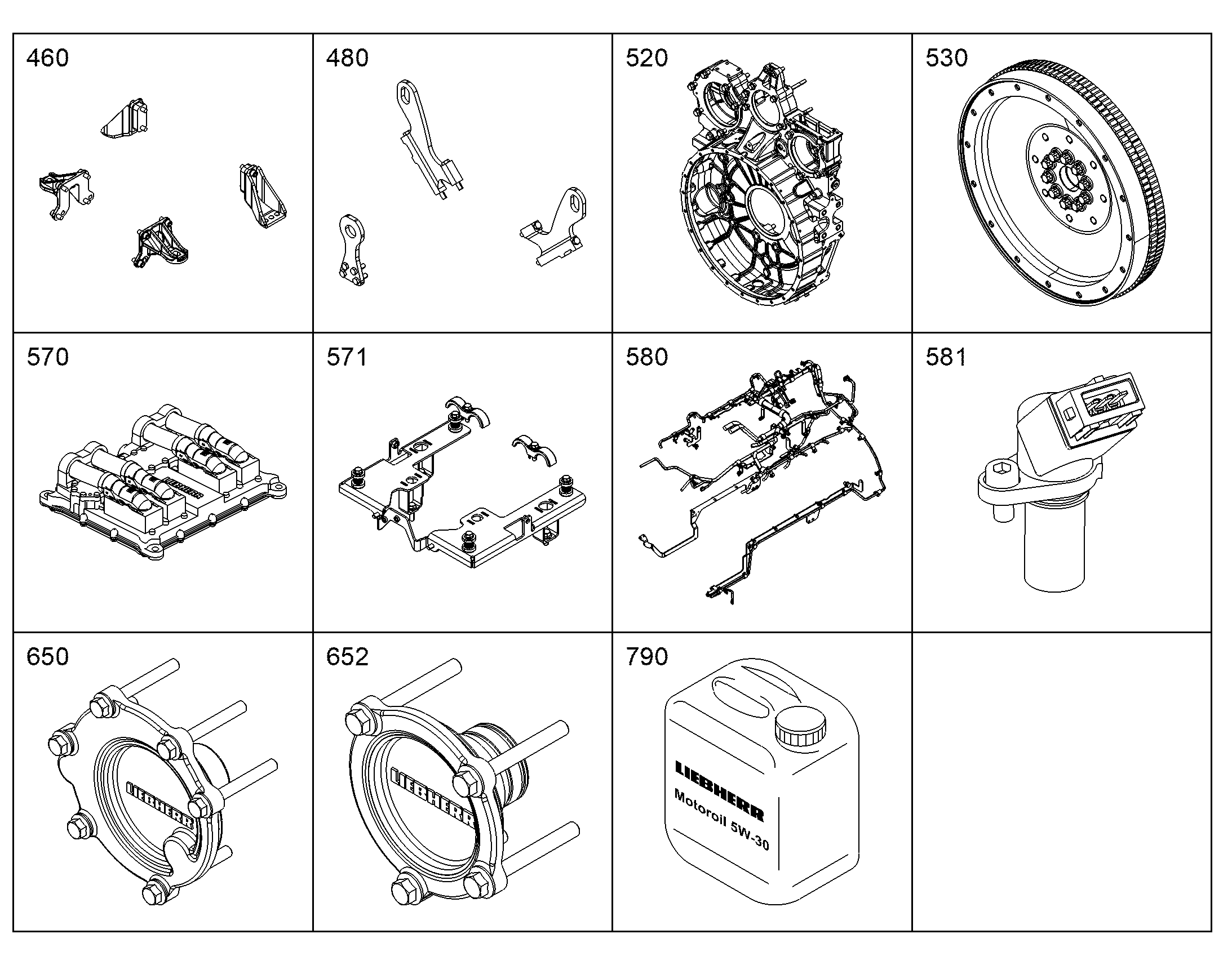 ЭЛЕМЕНТЫ ЗАПИРАЮЩИЕ 12968876 LIEBHERR