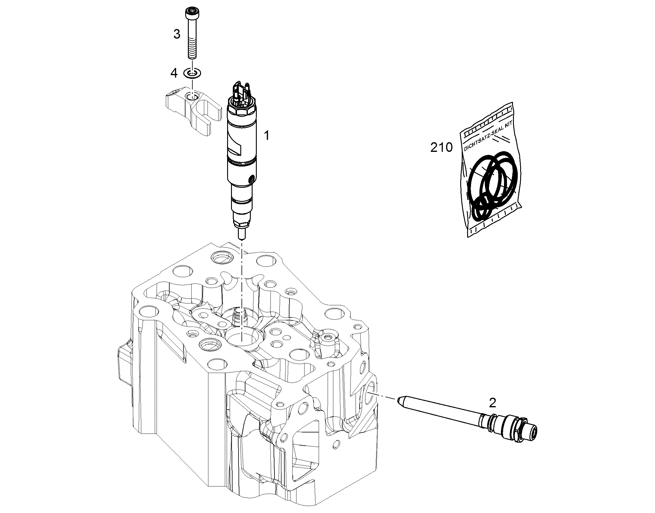 ИНЖЕКТОР 10154336 LIEBHERR