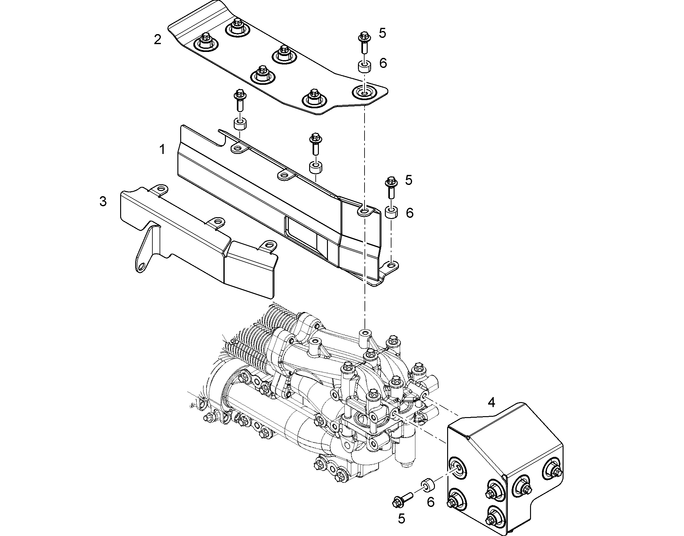 ЛИСТ ТЕРМОЗАЩИТНЫЙ 10134955 LIEBHERR