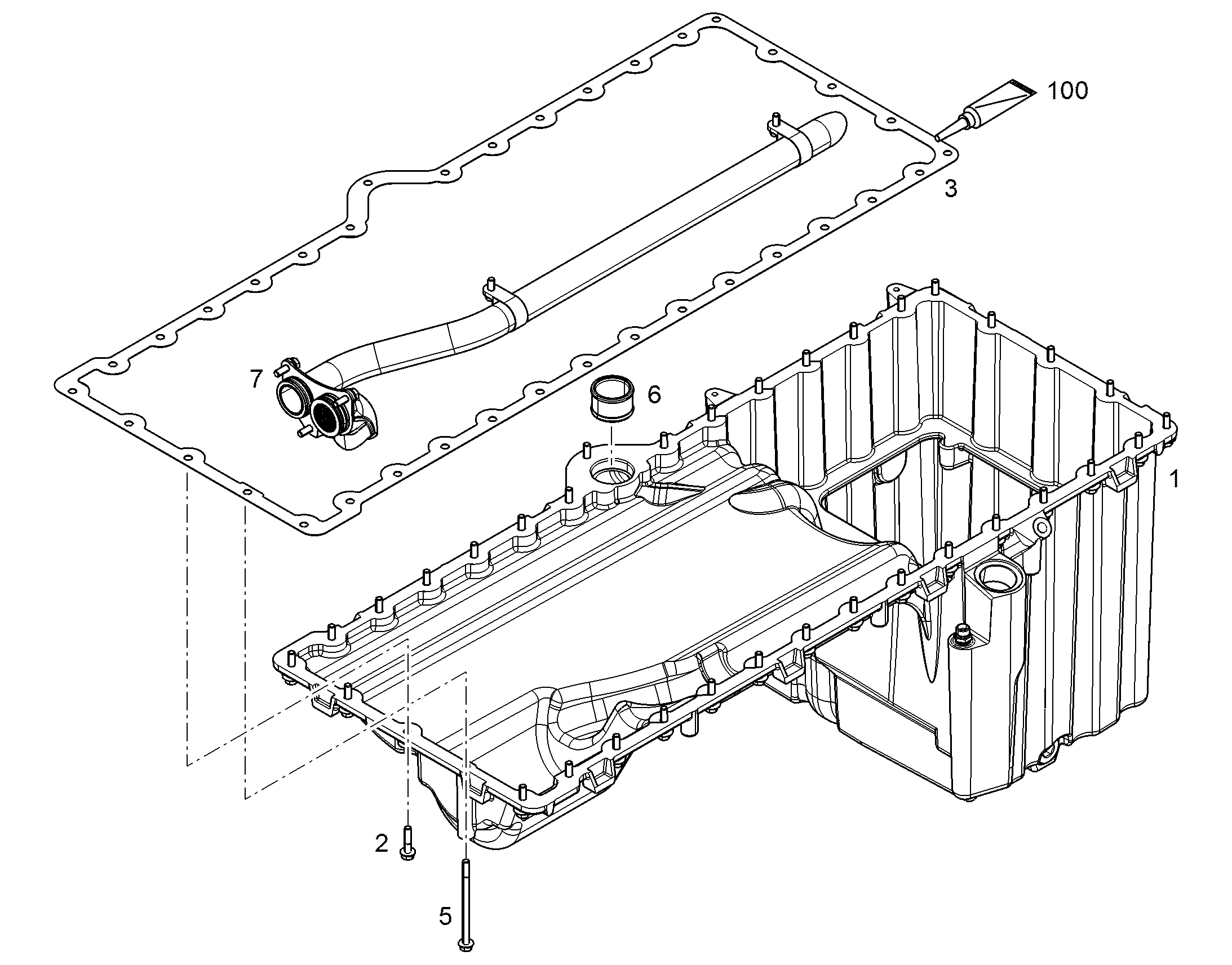 МАСЛЯНЫЙ ПОДДОН МОНТИРОВАН 10155278 LIEBHERR