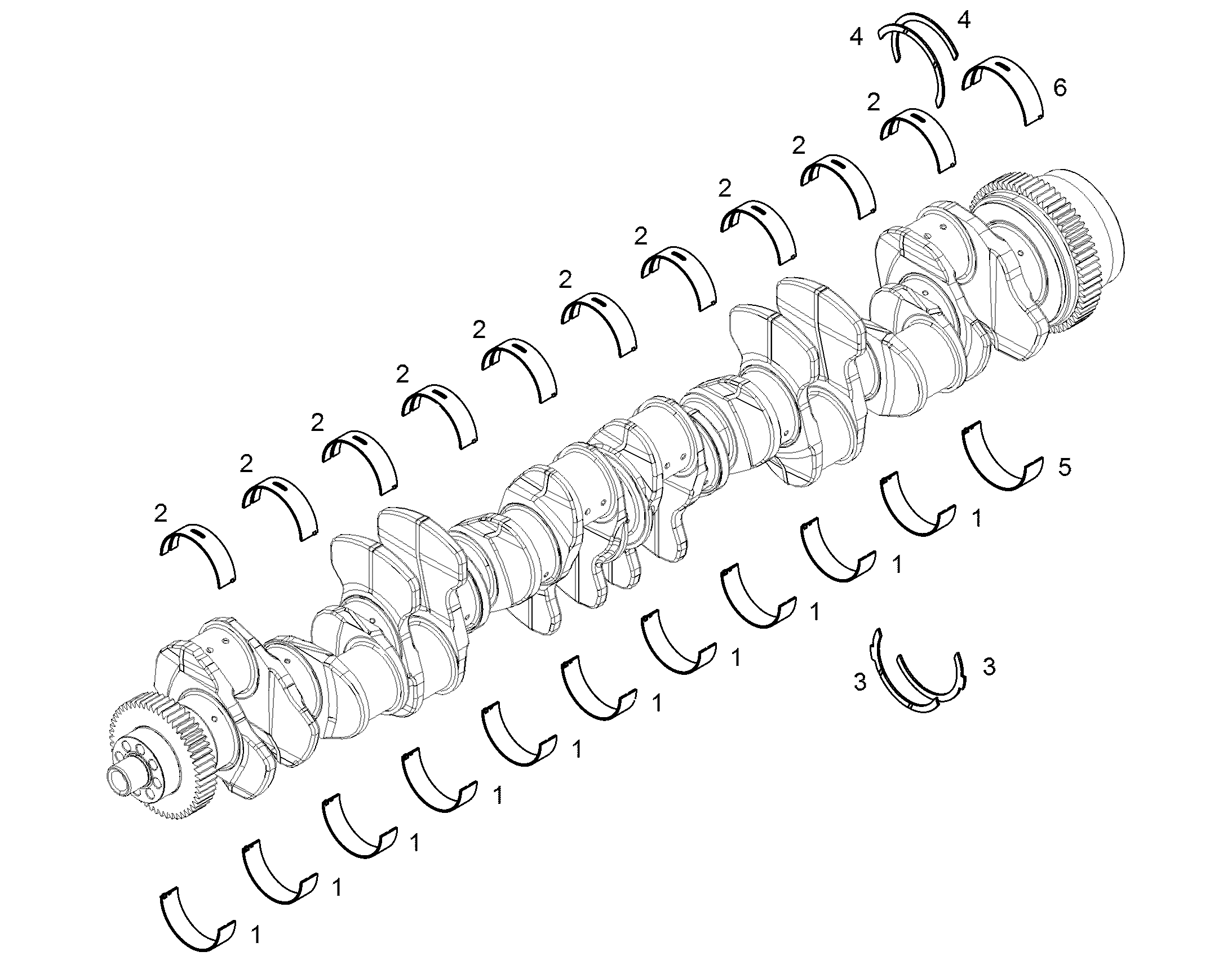 КОРЕННОЙ ПОДШИПНИК 10147005 LIEBHERR