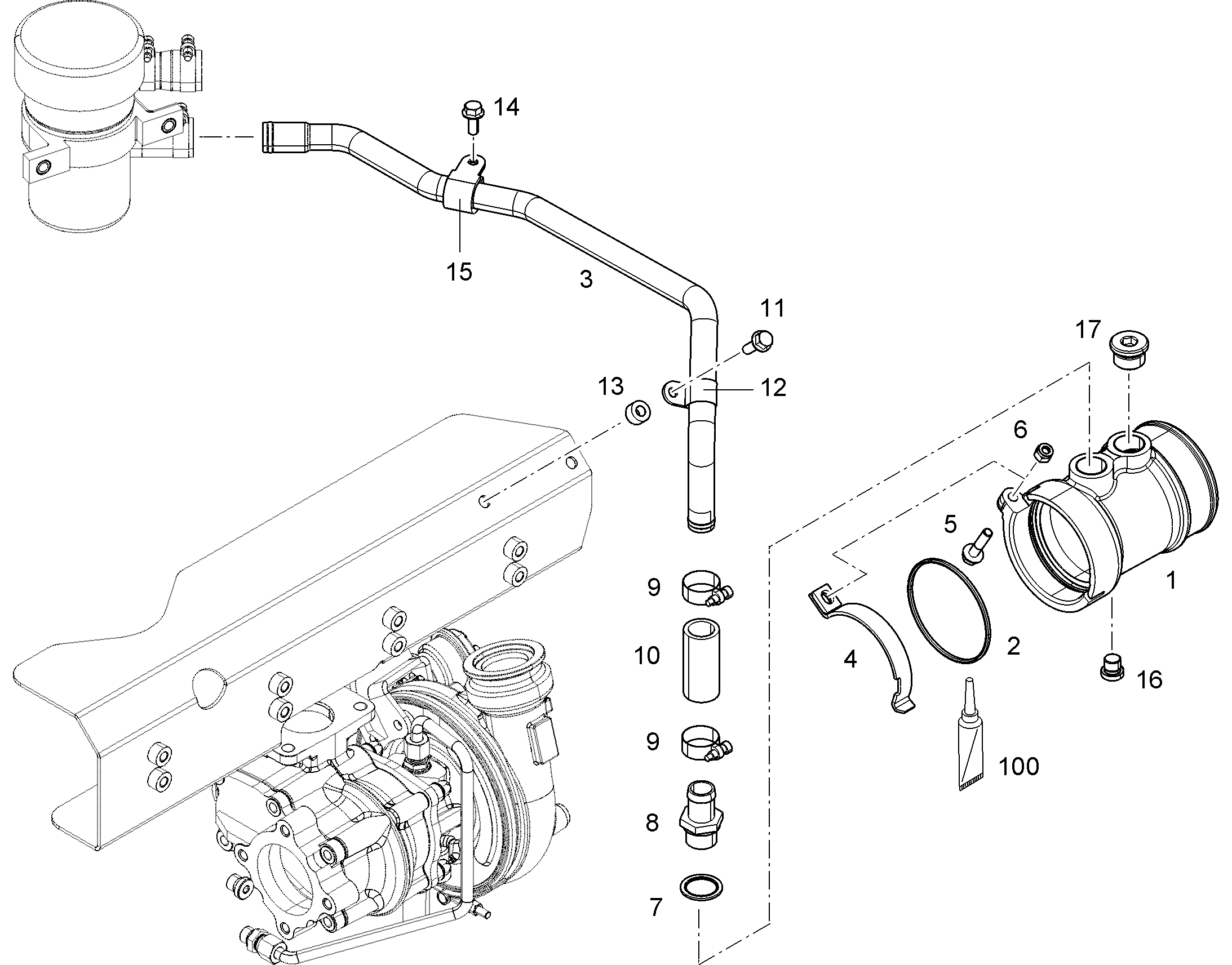 СКОБА d=91,4 10133873 LIEBHERR