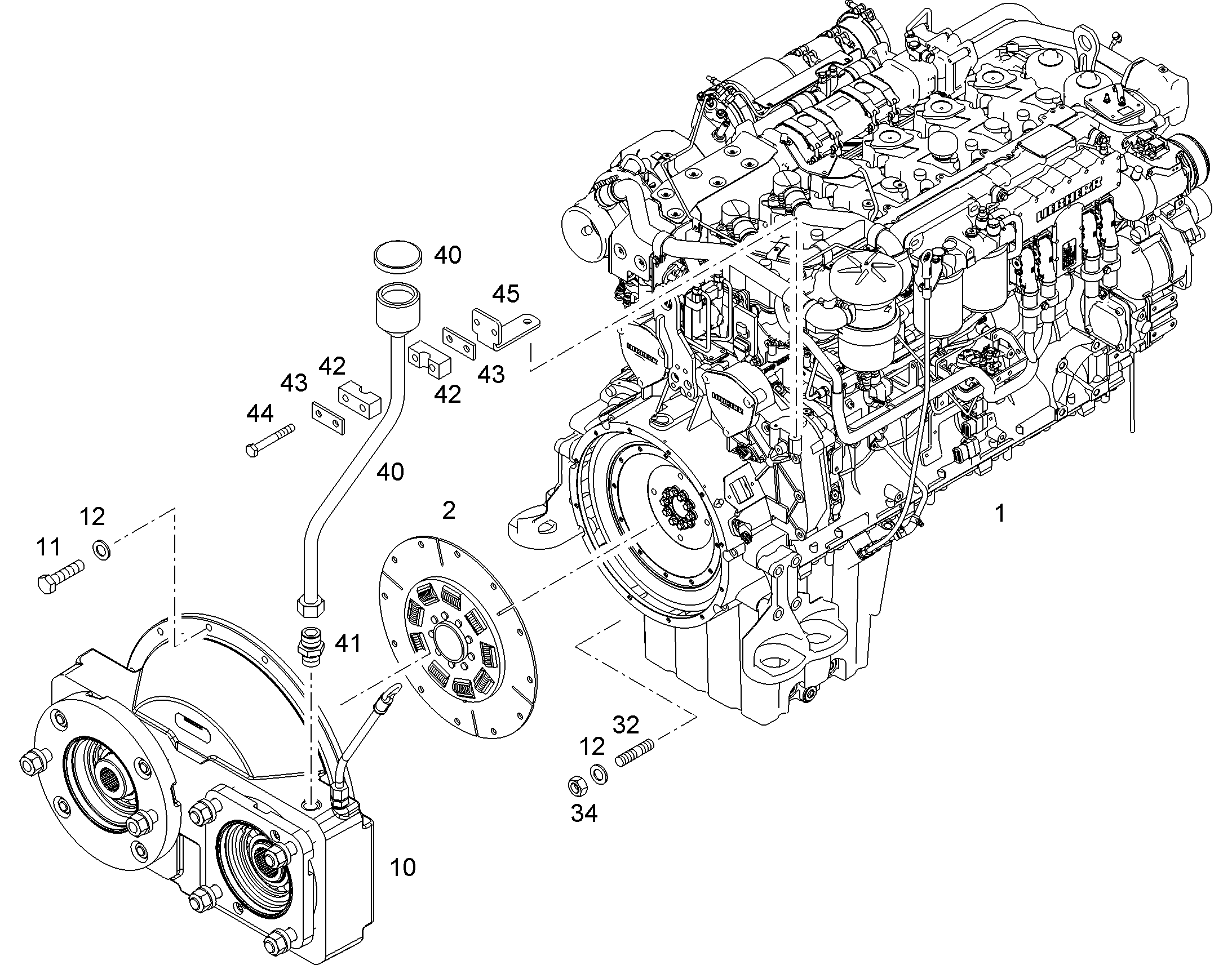 ДВИГАТЕЛЬ ДИЗЕЛЬНЫЙ D936 A7 230 kW 10134297 LIEBHERR