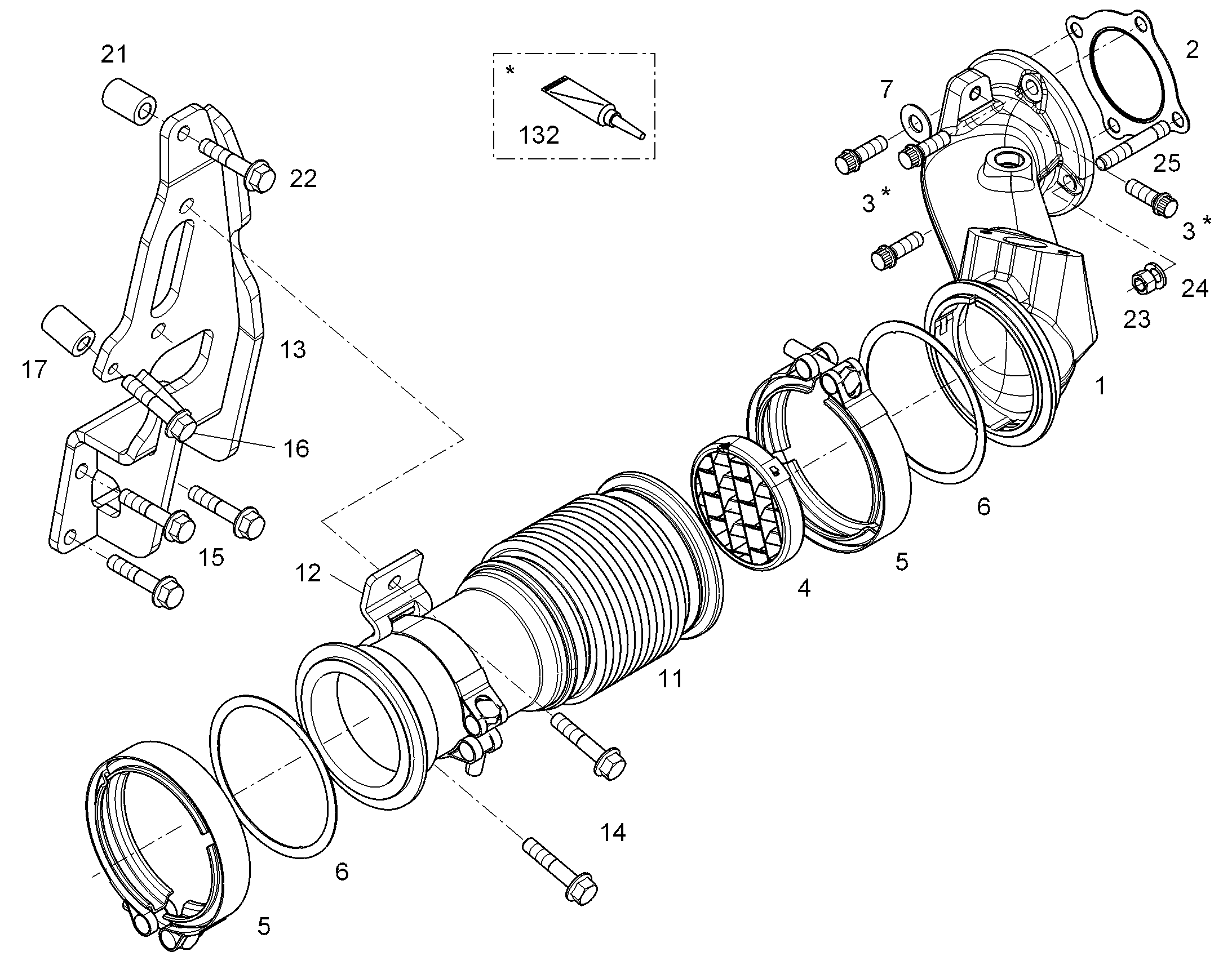 СКОБА d=88,9 10124695 LIEBHERR
