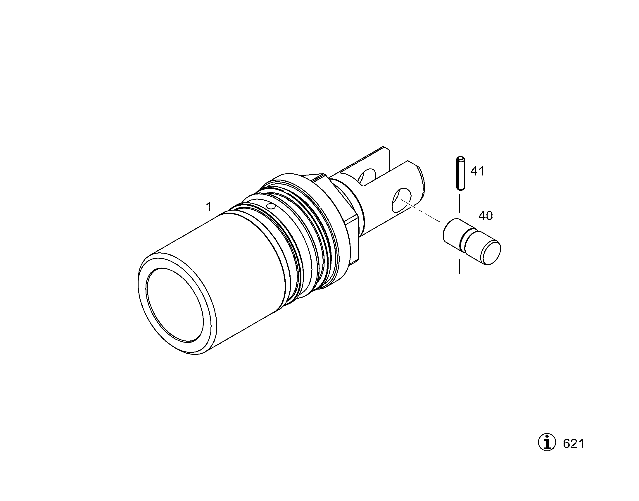 REGEL PISTON PRE-ASS. NG 165 (D) 12866283 LIEBHERR