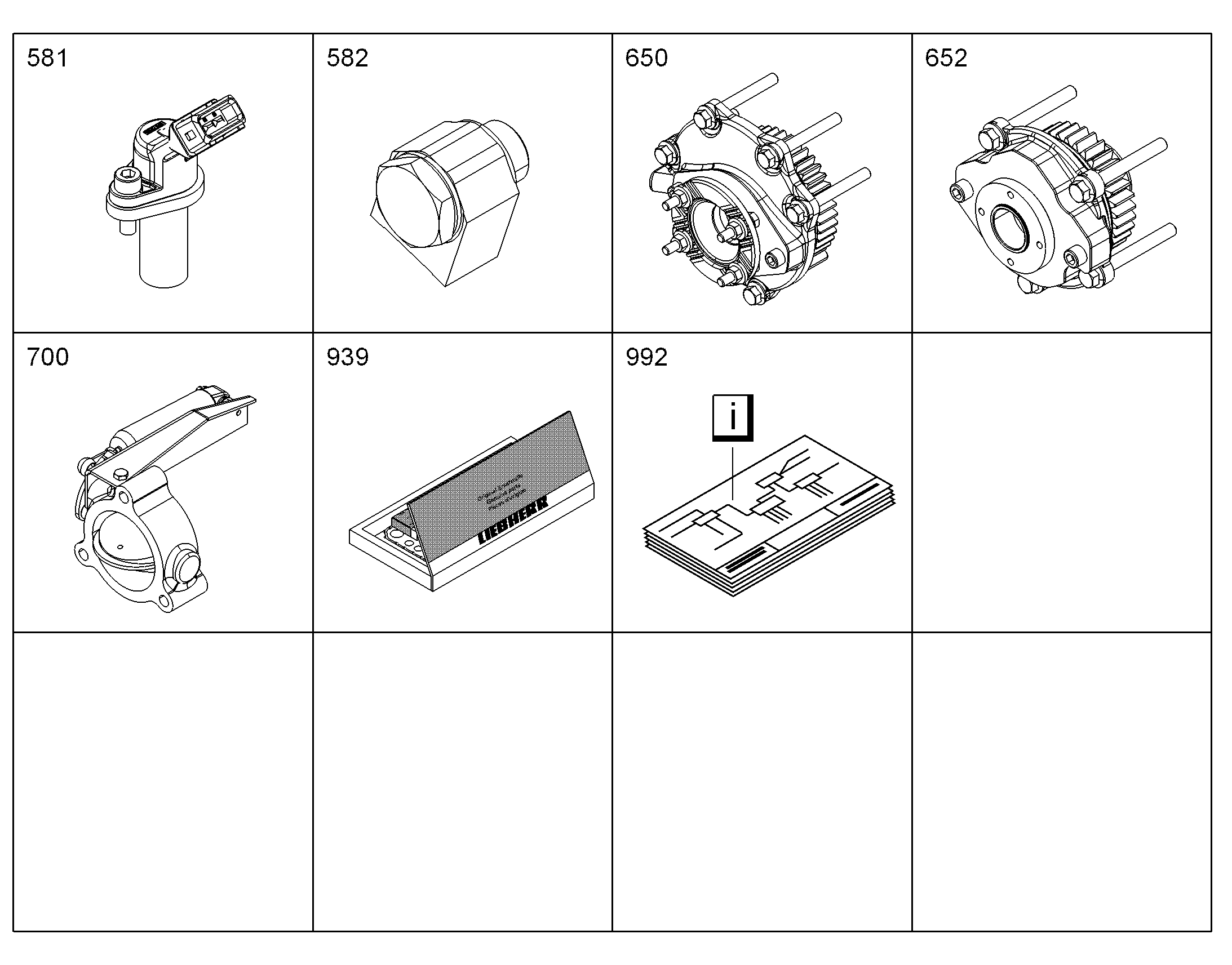 ЭЛЕКТРИКА ДВИГАТЕЛЯ D9508 A7 10118312 LIEBHERR