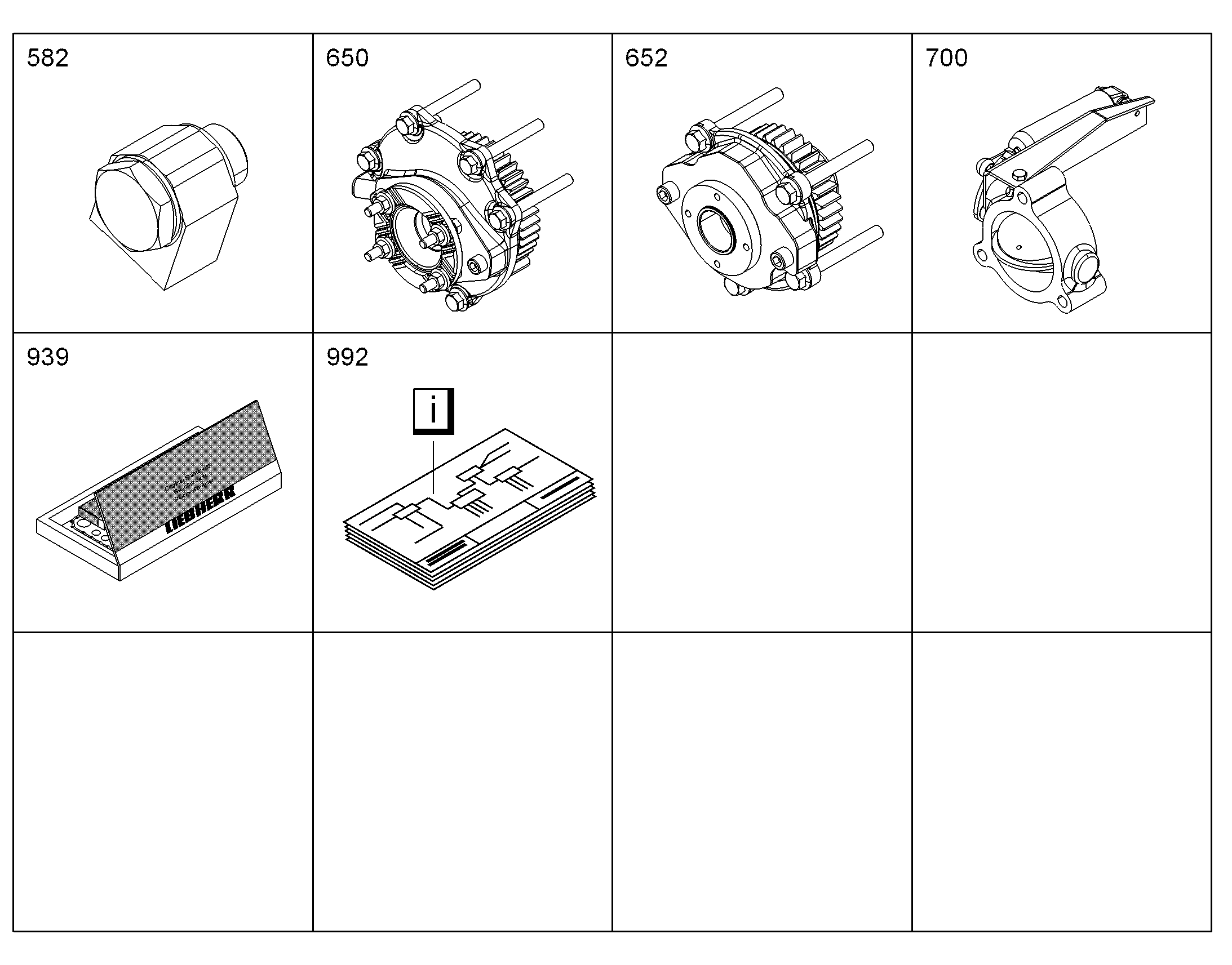 ЭЛЕКТРИКА ДВИГАТЕЛЯ D9508 A7 10119668 LIEBHERR