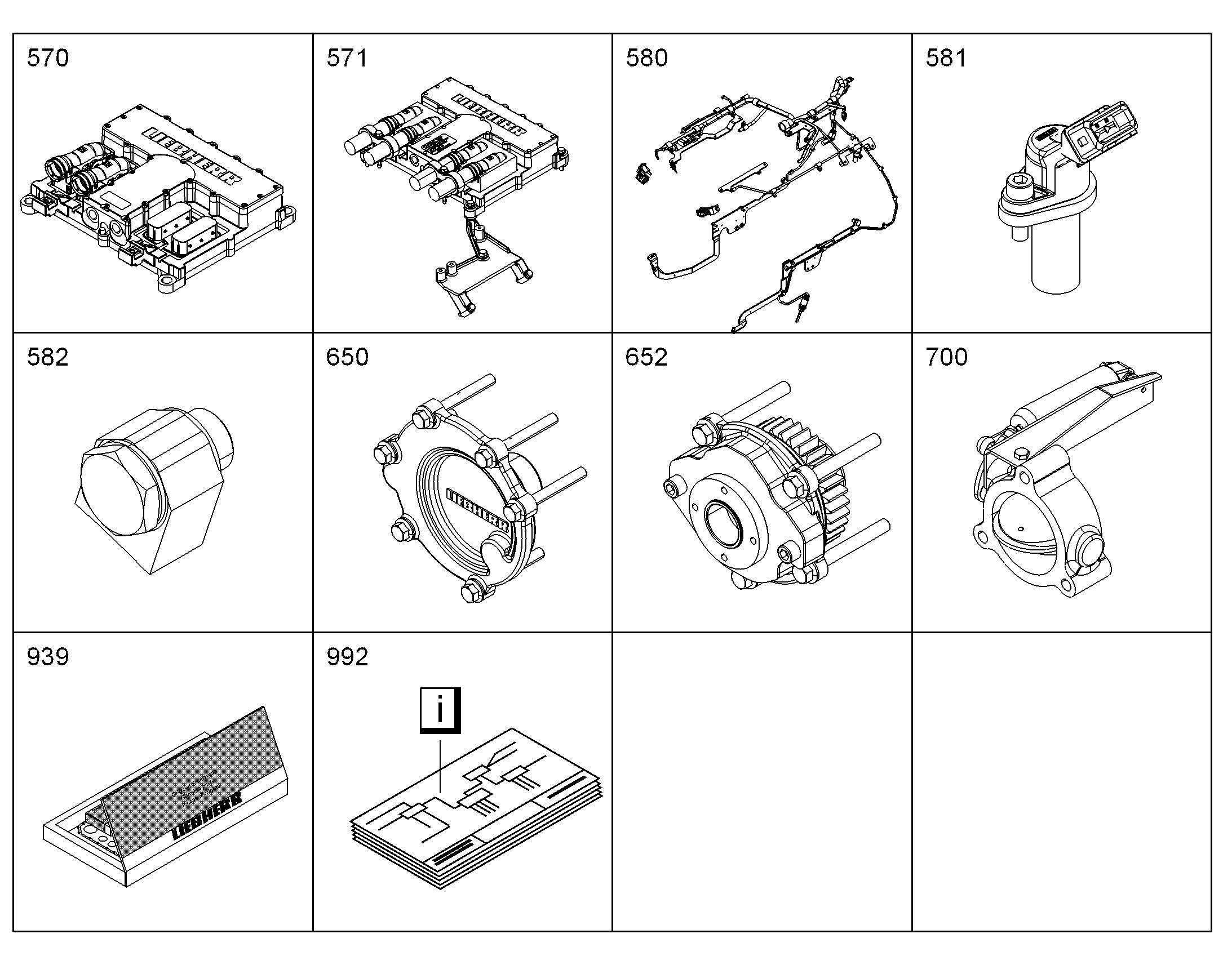 ЭЛЕКТРИКА ДВИГАТЕЛЯ D9508 A7 10129248 LIEBHERR