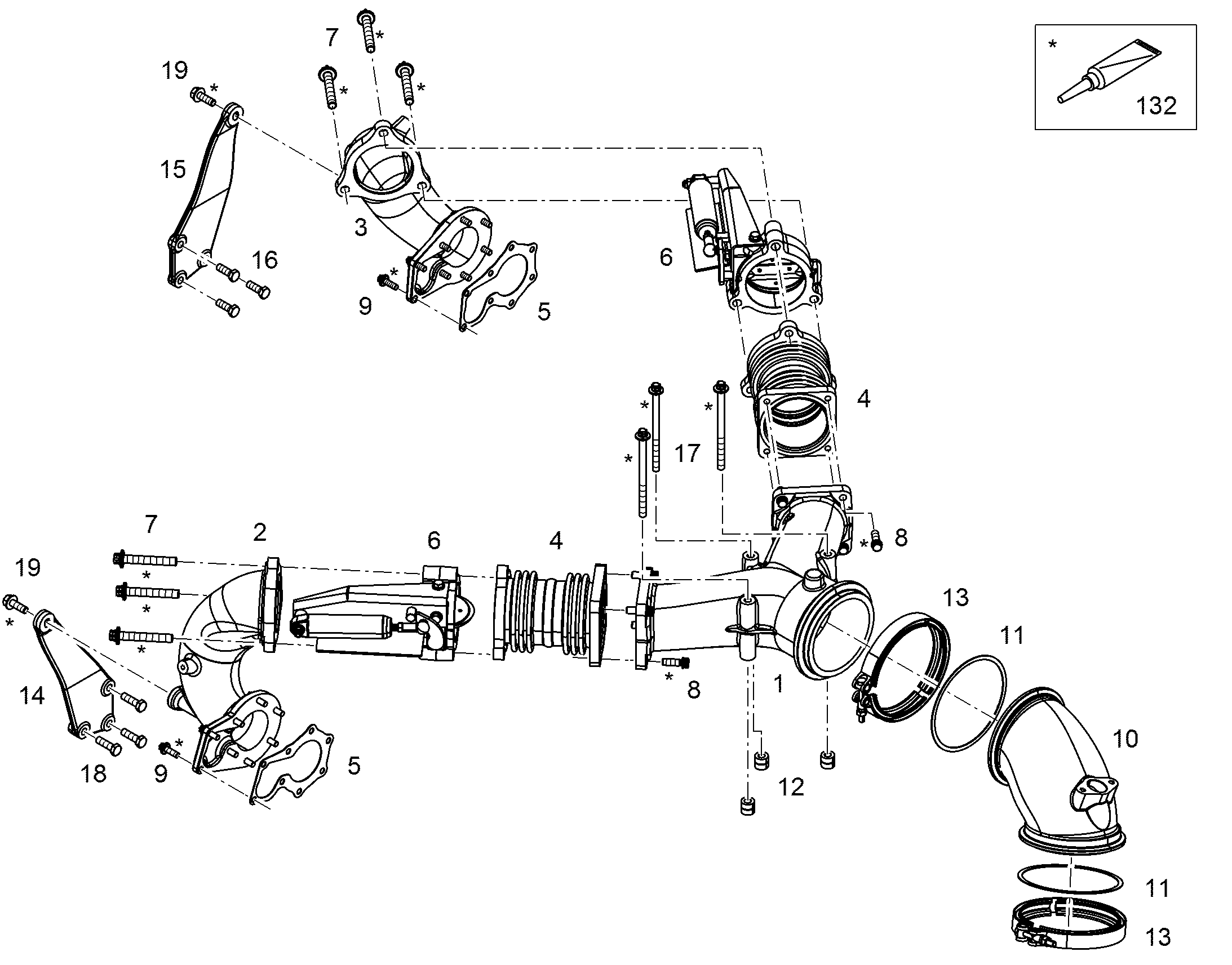 МОТОРНЫЙ ТОРМОЗ, КОМПЛЕКТ KS 5313-40 10138724 LIEBHERR