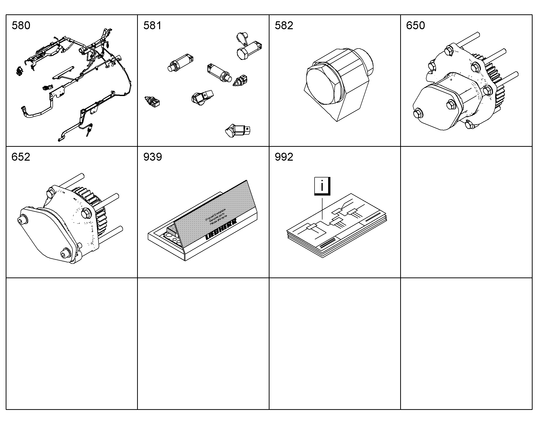 ЭЛЕКТРИКА ДВИГАТЕЛЯ D9508 A7 10138965 LIEBHERR
