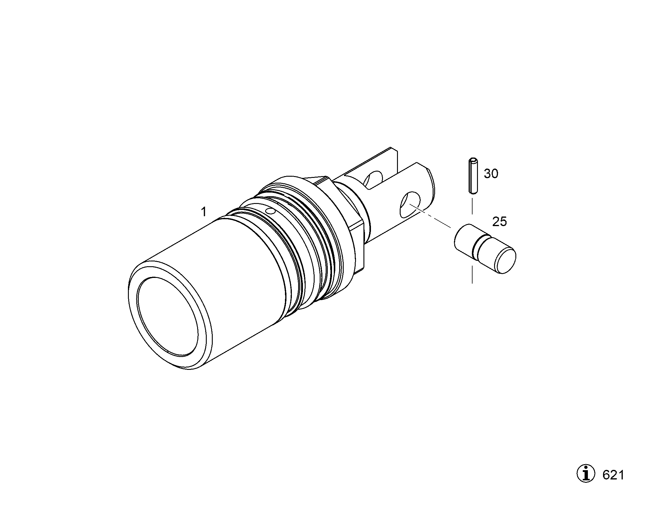 REGEL PISTON PRE-ASS. NG 215 (D) 12866317 LIEBHERR