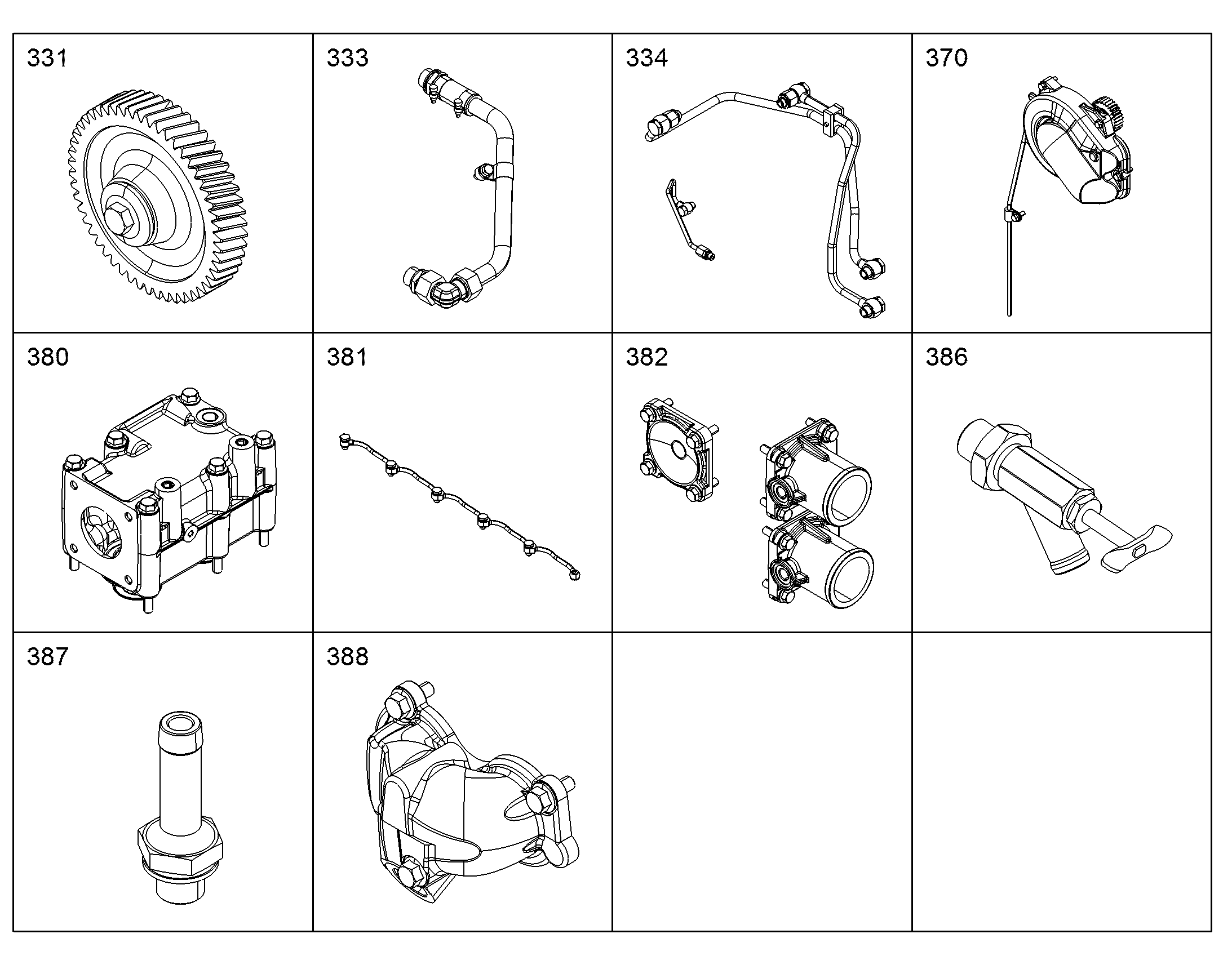 ДЕТАЛИ ВОЗДУХОНАГНЕТАТЕЛЯ 10138976 LIEBHERR