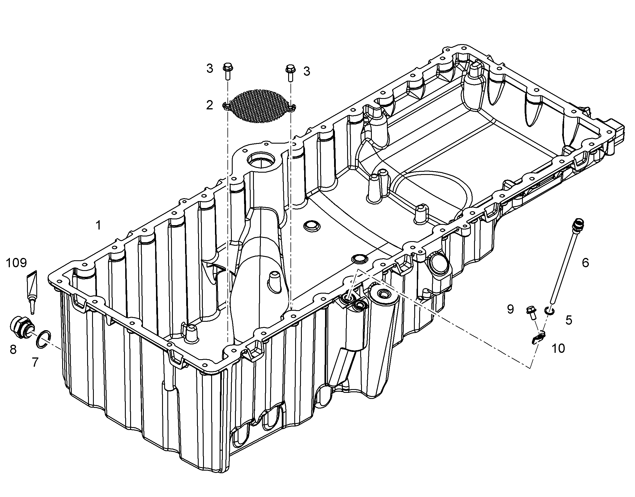 ВАННА МАСЛЯННАЯ 10155295 LIEBHERR