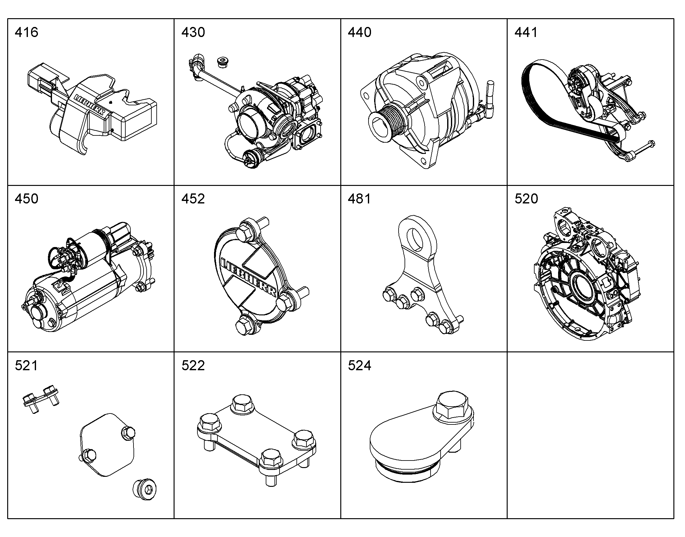 ТЕПЛОЗАЩИТА С КРЕПЛЕНИЕМ 10140856 LIEBHERR