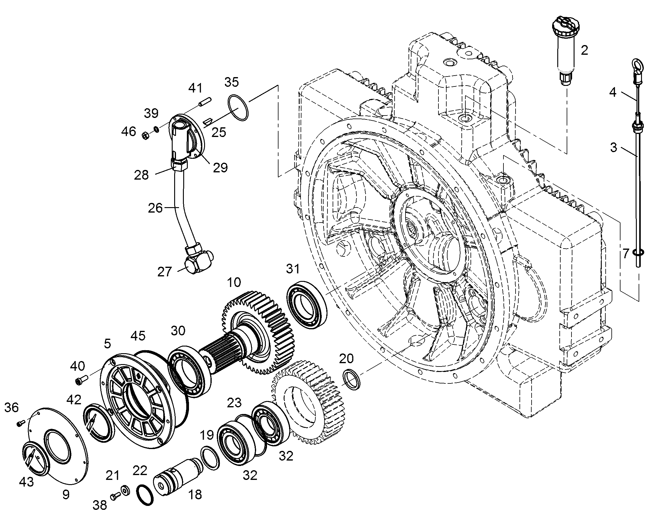 КРЫШКА ПОДШИПНИКА 10136907 LIEBHERR