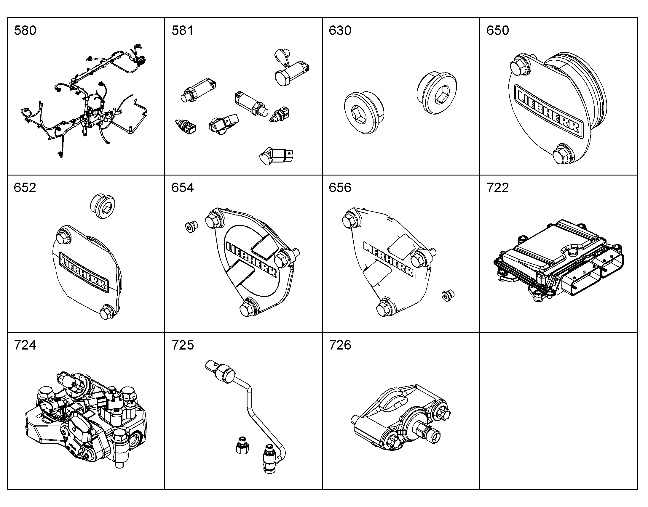 ЭЛЕМЕНТЫ ЗАПИРАЮЩИЕ 10135046 LIEBHERR