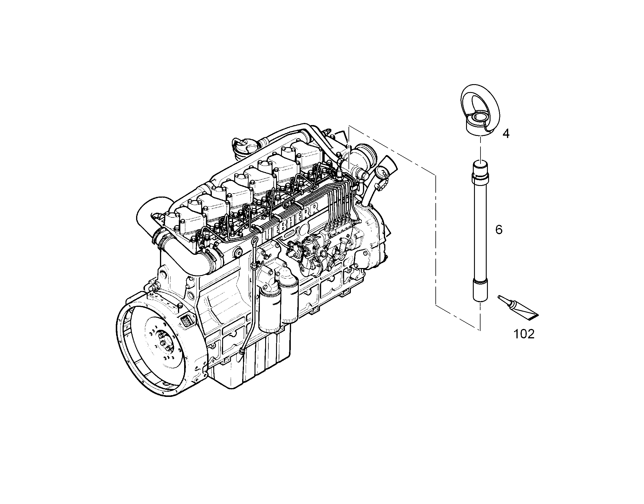 СТЕРЖЕНЬ РЕЗЬБОВОЙ M20X2X217X32 FE/ZN 5C 9882533 LIEBHERR