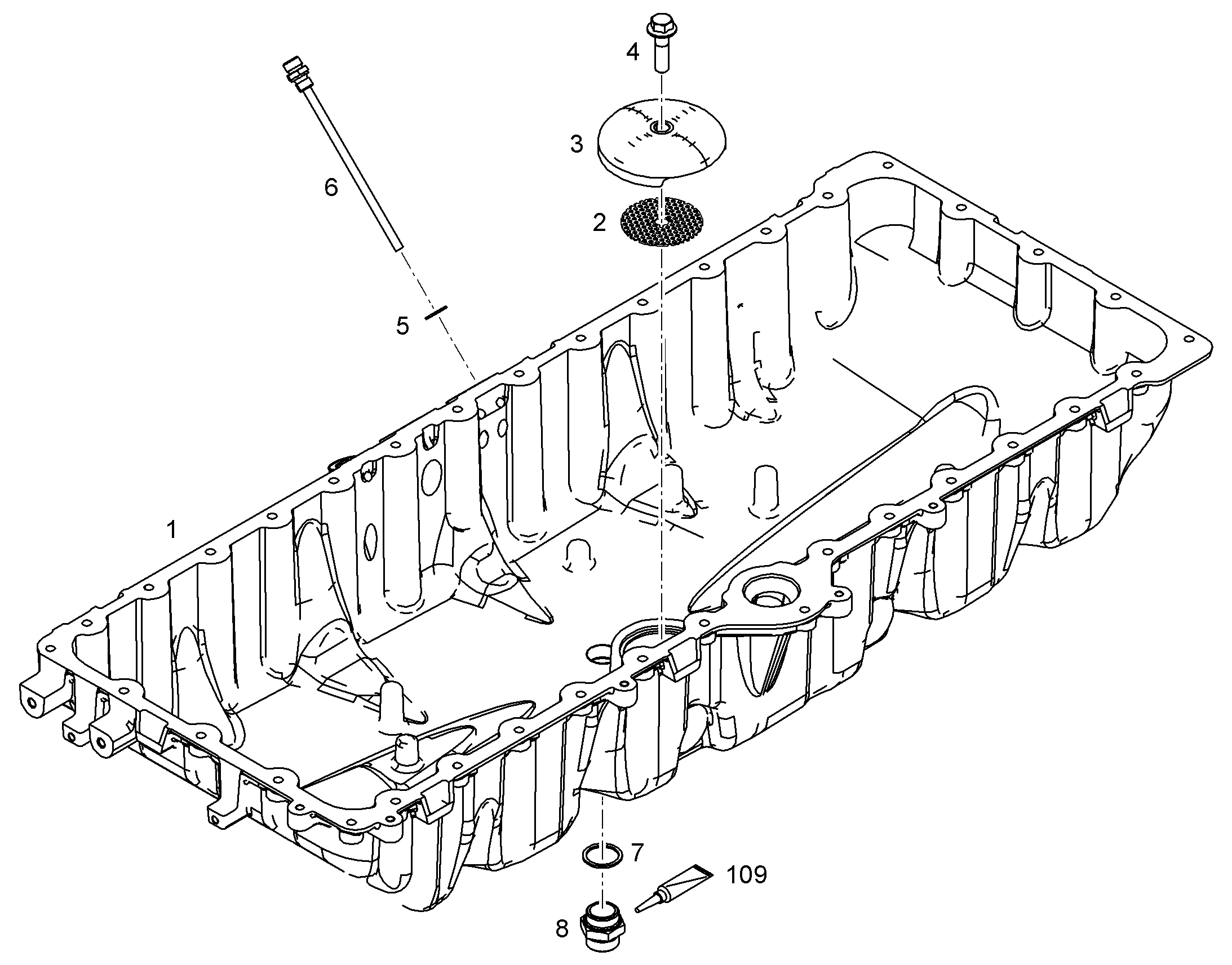 ВАННА МАСЛЯННАЯ 10147753 LIEBHERR
