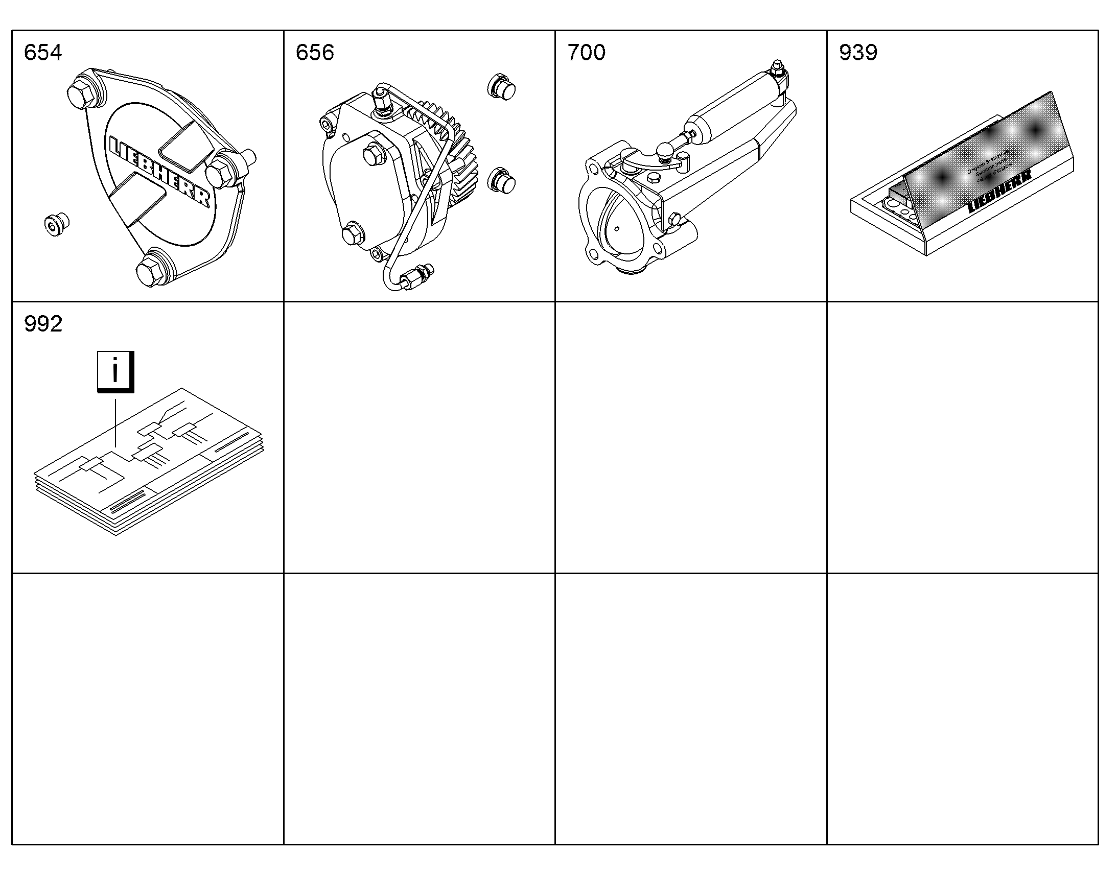 ЭЛЕКТРИКА ДВИГАТЕЛЯ D936 A6 10122838 LIEBHERR