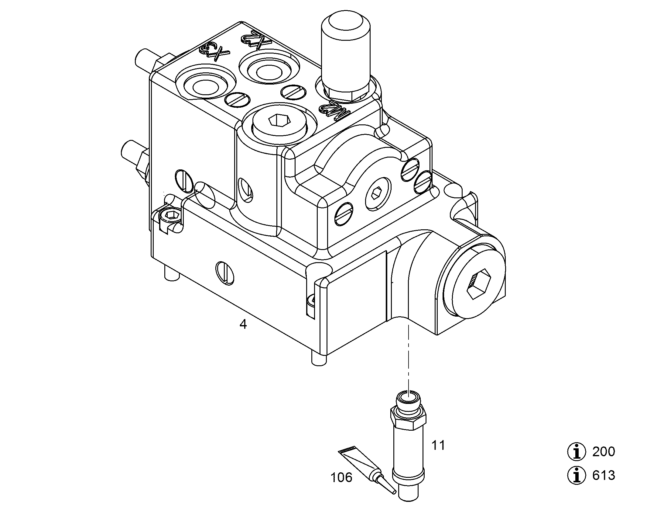КЛАПАН РЕГУЛИРОВОЧНЫЙ LR1 (D) 10153764 LIEBHERR