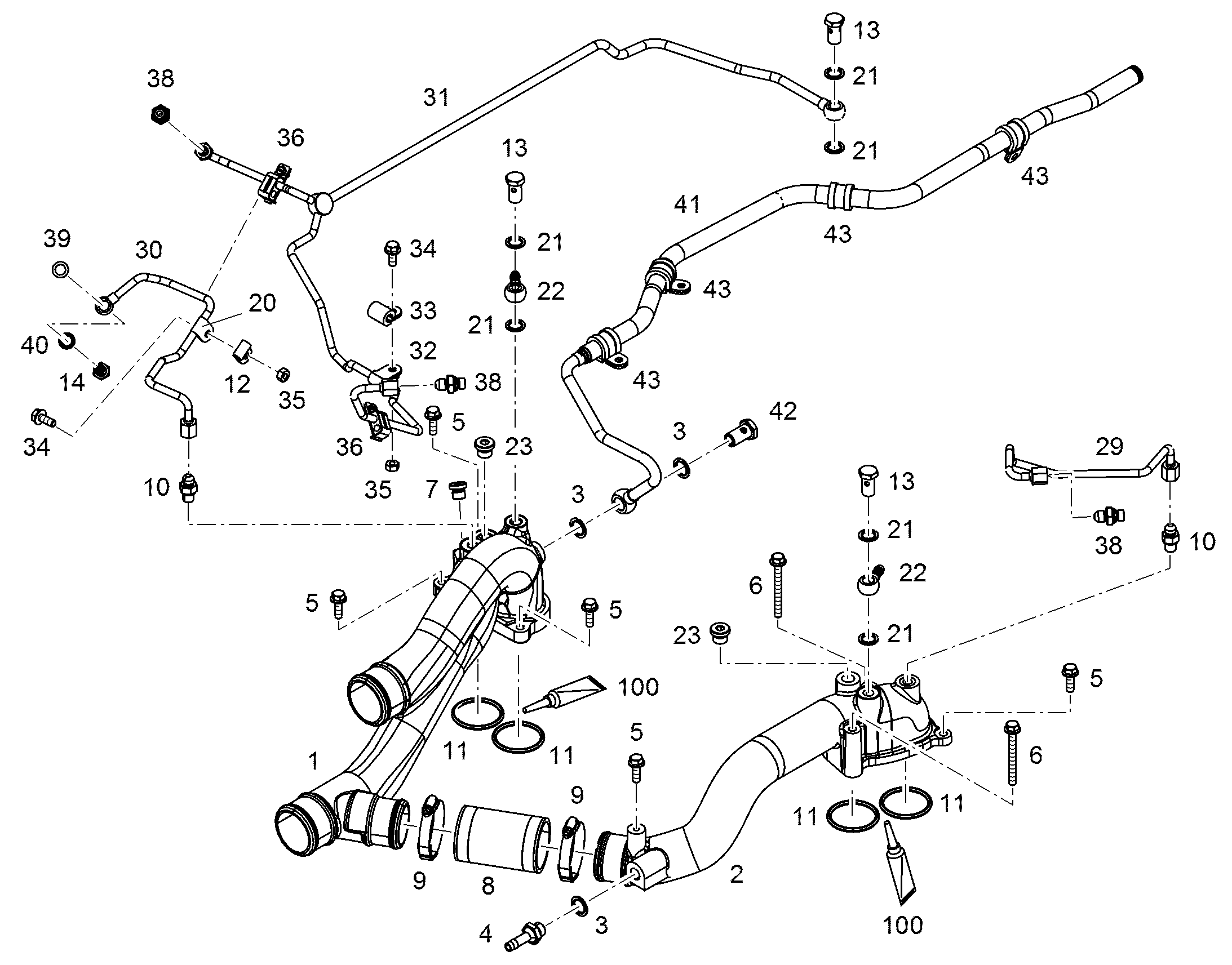 ШТУЦЕР ШЛАНГА M16X1,5 11695099 LIEBHERR