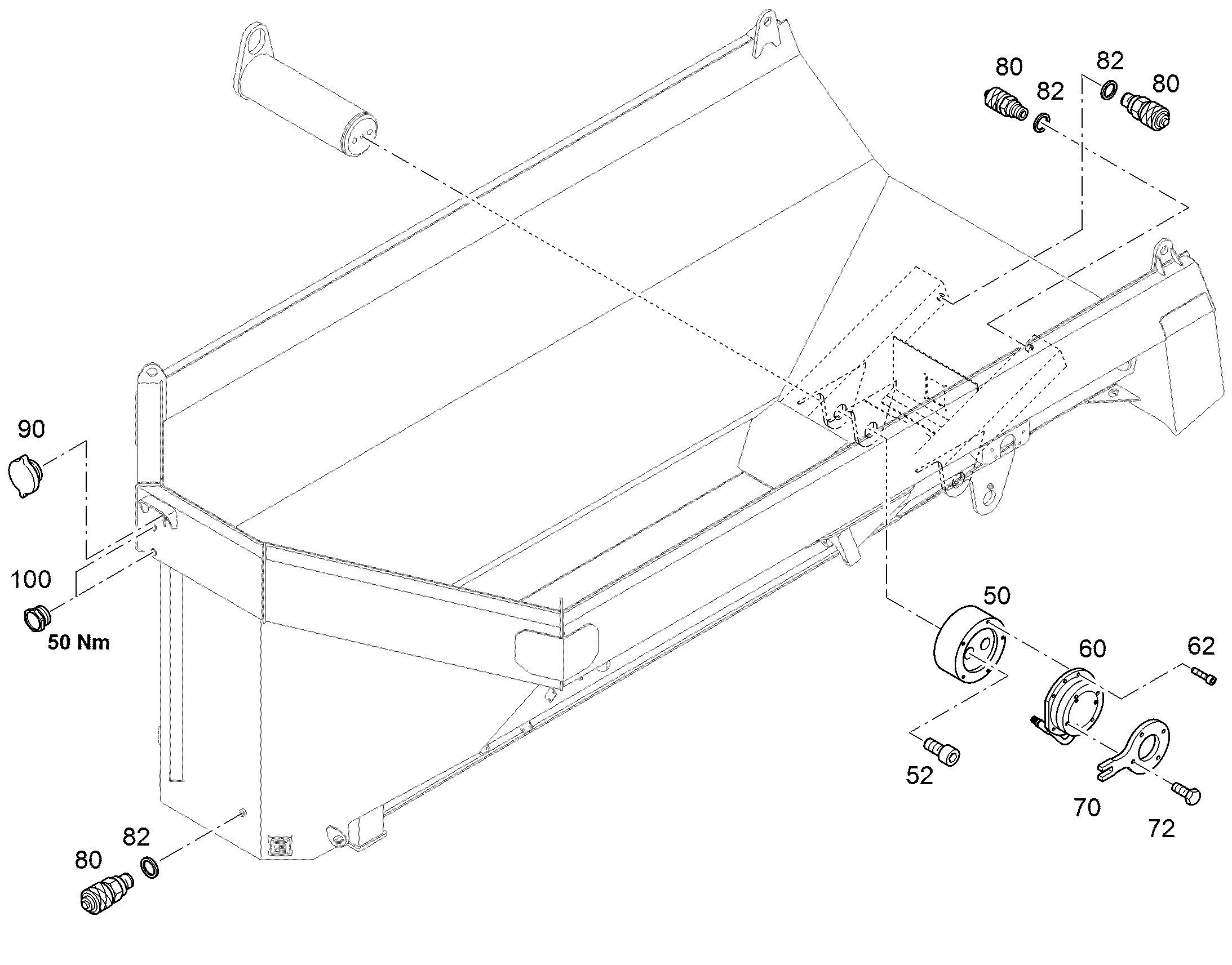Поводок 94038048 LIEBHERR