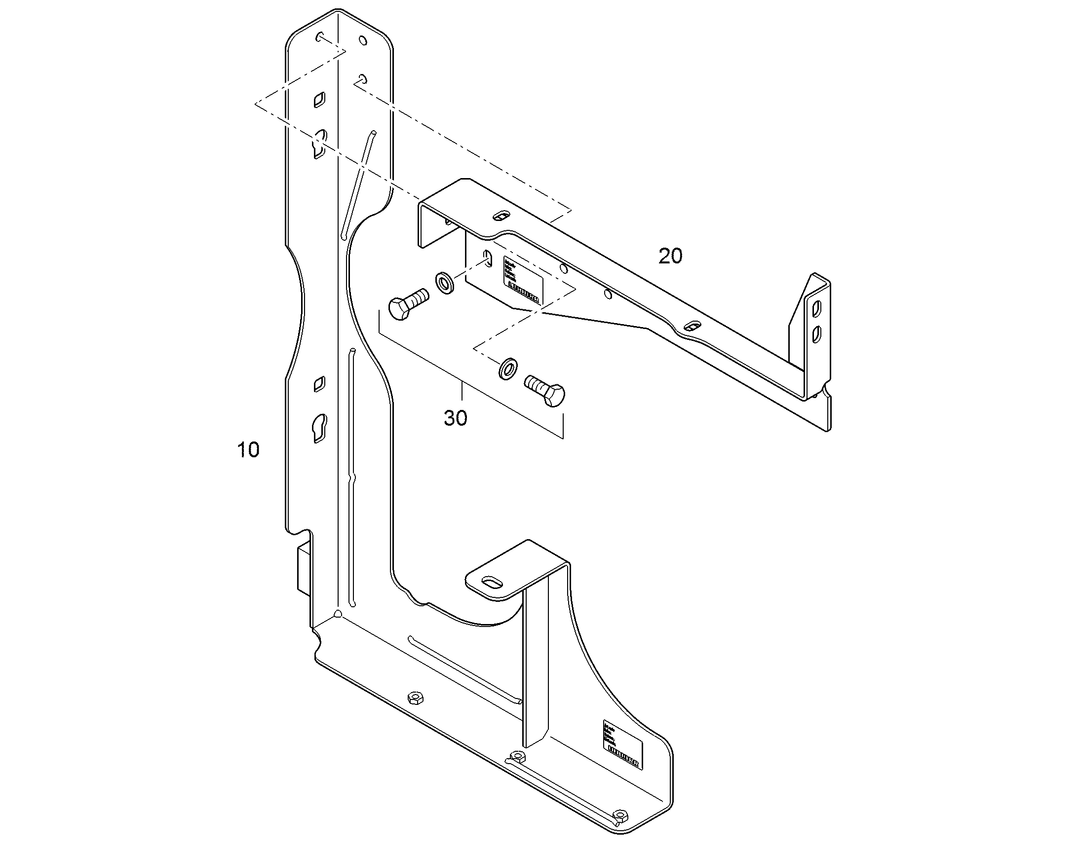 МОНТАЖНЫЕ ДЕТАЛИ ОБШИВКИ 94066351 LIEBHERR