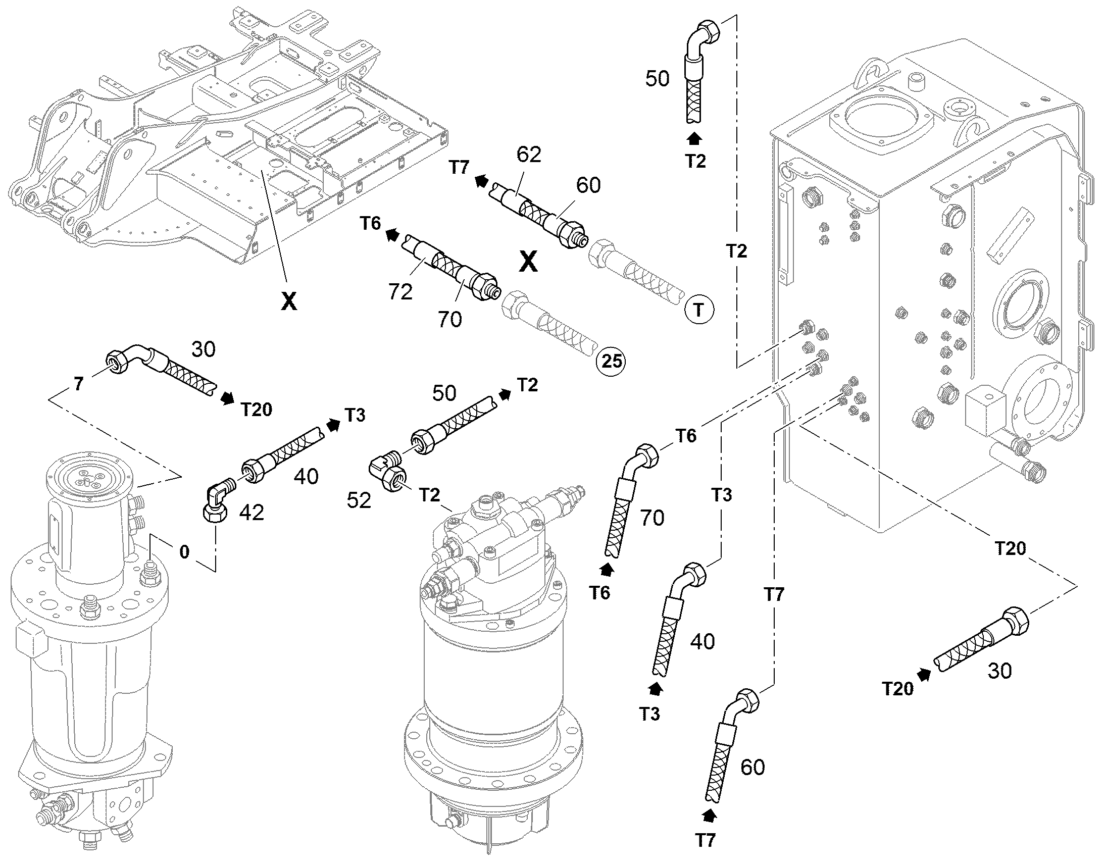 ШЛАНГ 10X1300 10290342 LIEBHERR