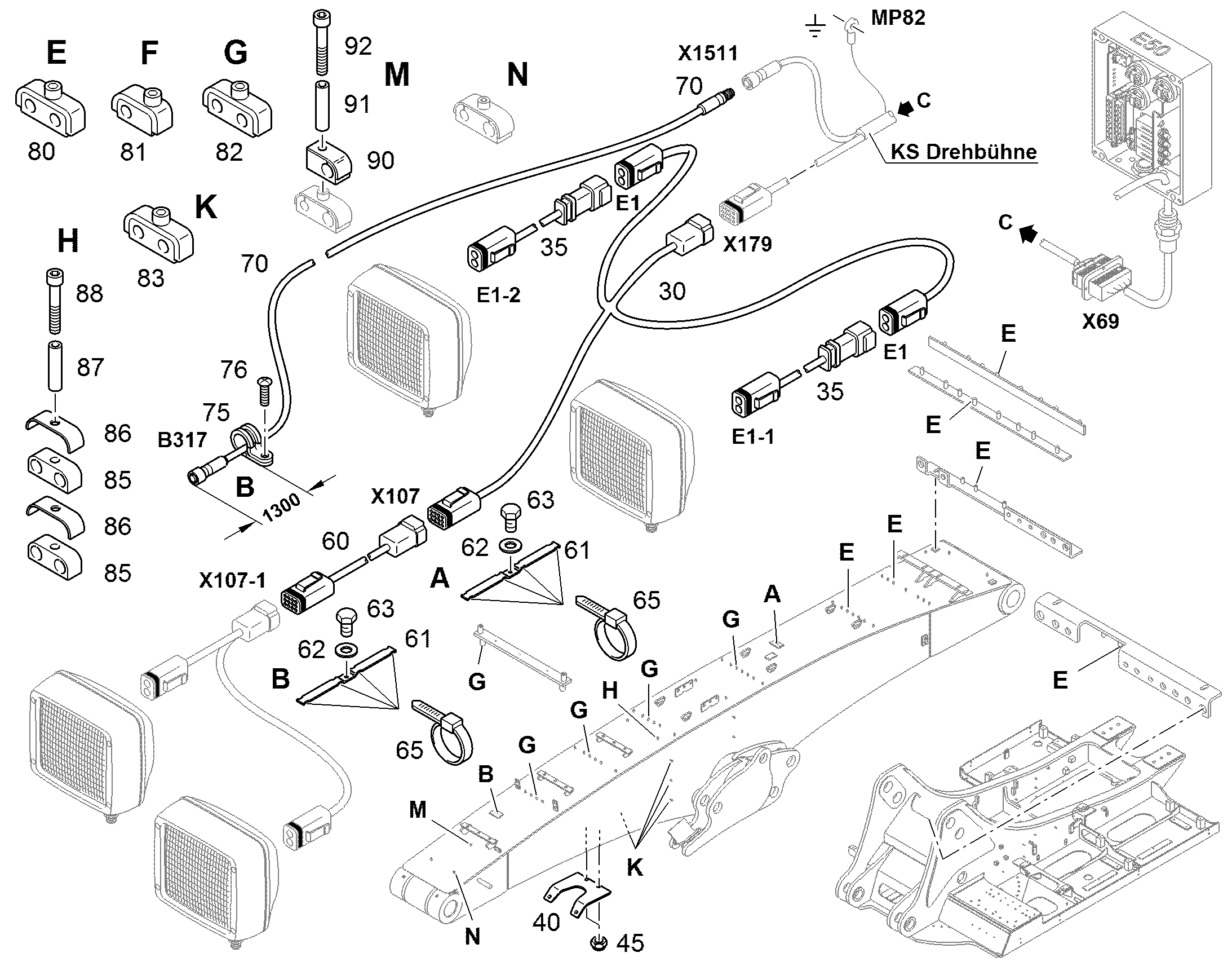 СКОБА 9,5 94009128 LIEBHERR