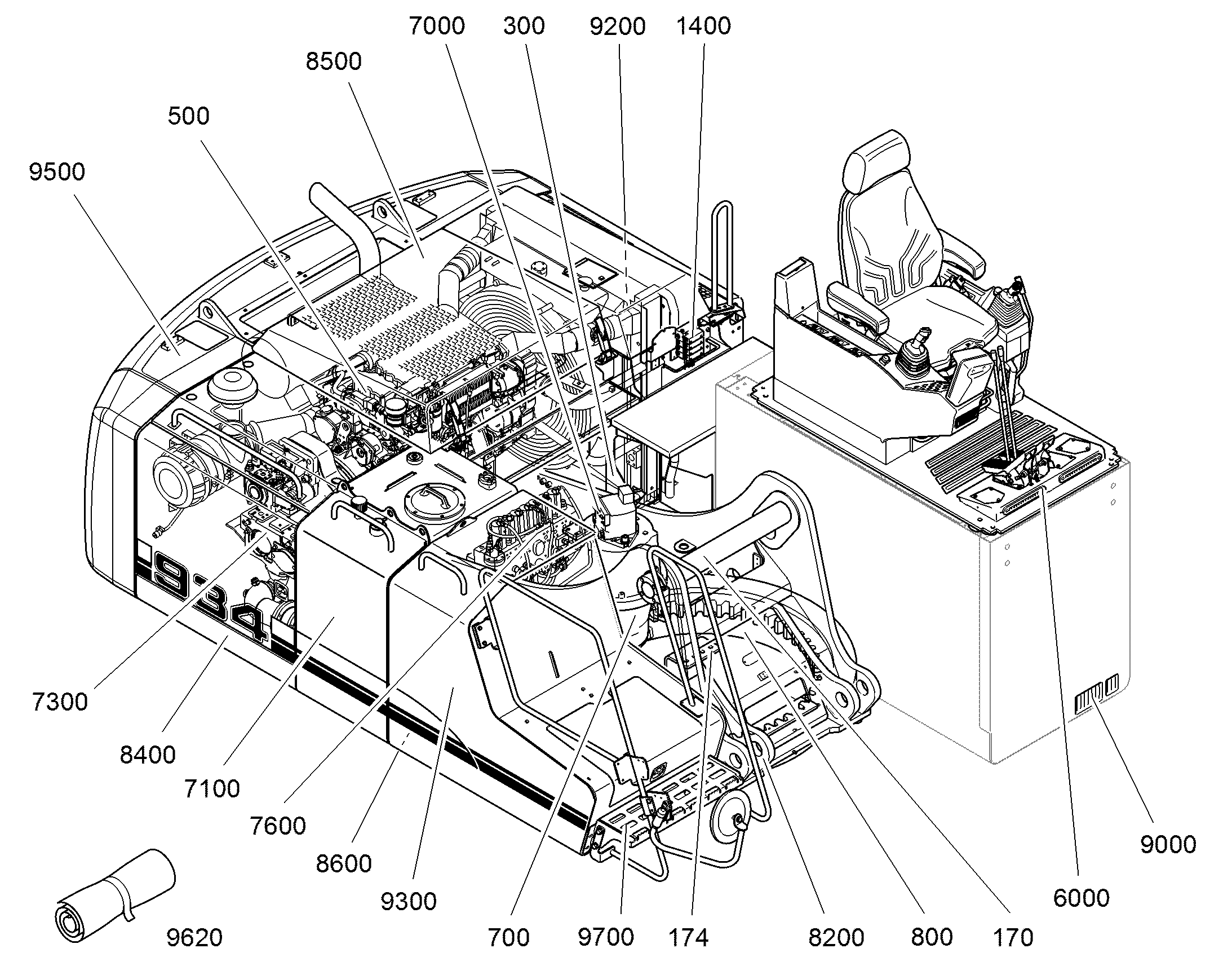 ЗЕРКАЛО ВНЕШНЕЕ В СБОРЕ 94072111 LIEBHERR