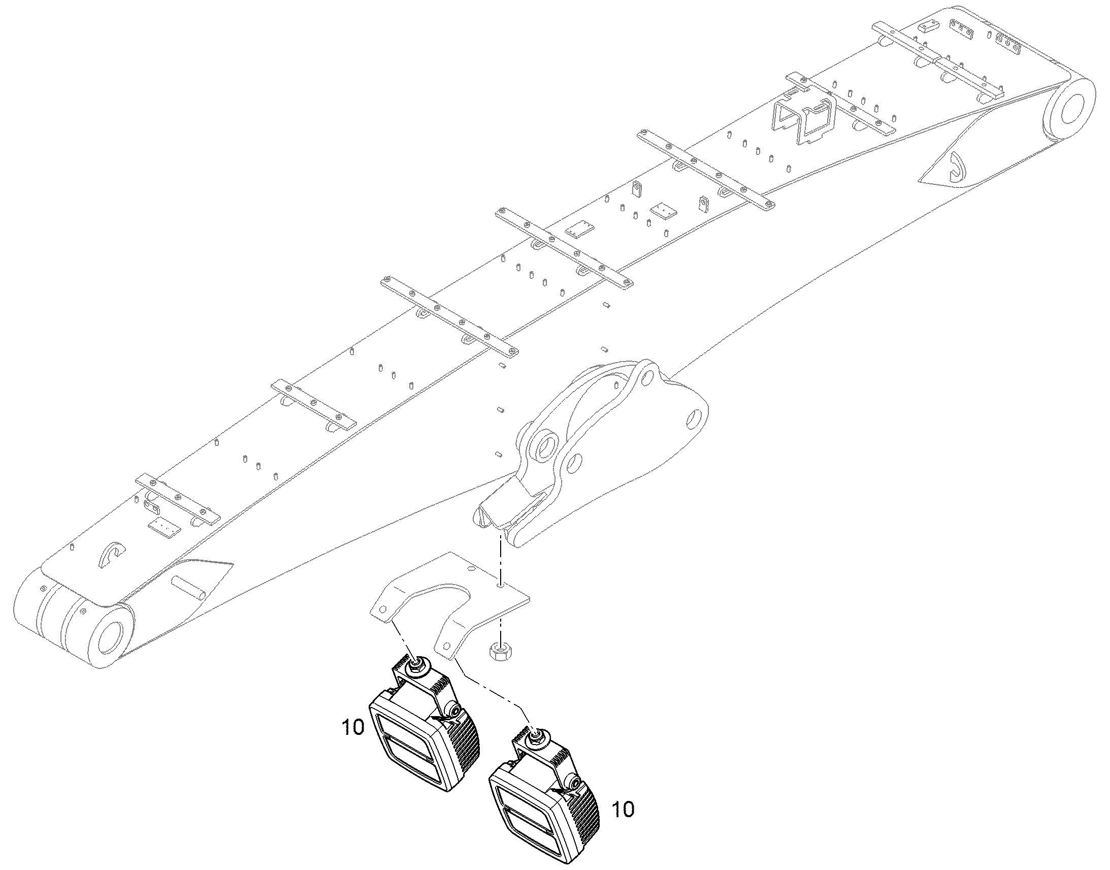 РАБОЧИЙ ПРОЖЕКТОР 11492292 LIEBHERR
