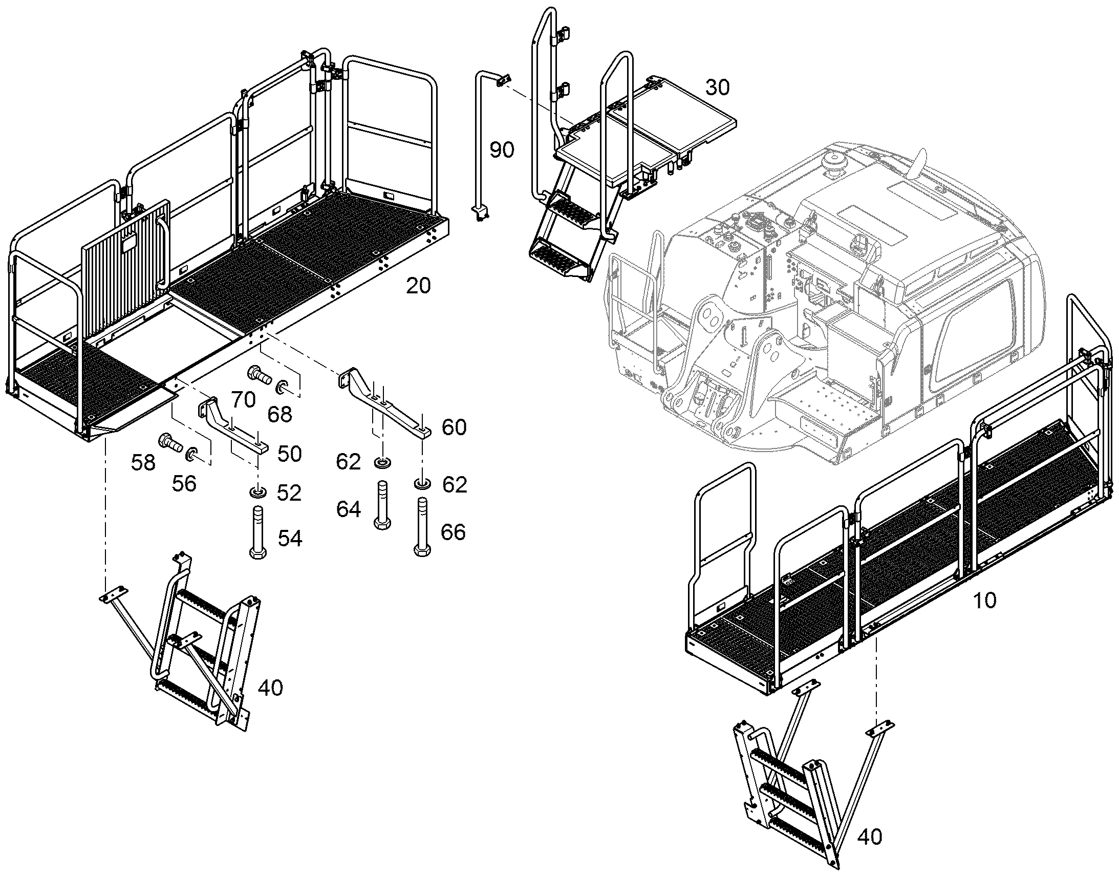 ПЛАТФОРМА 94060051 LIEBHERR