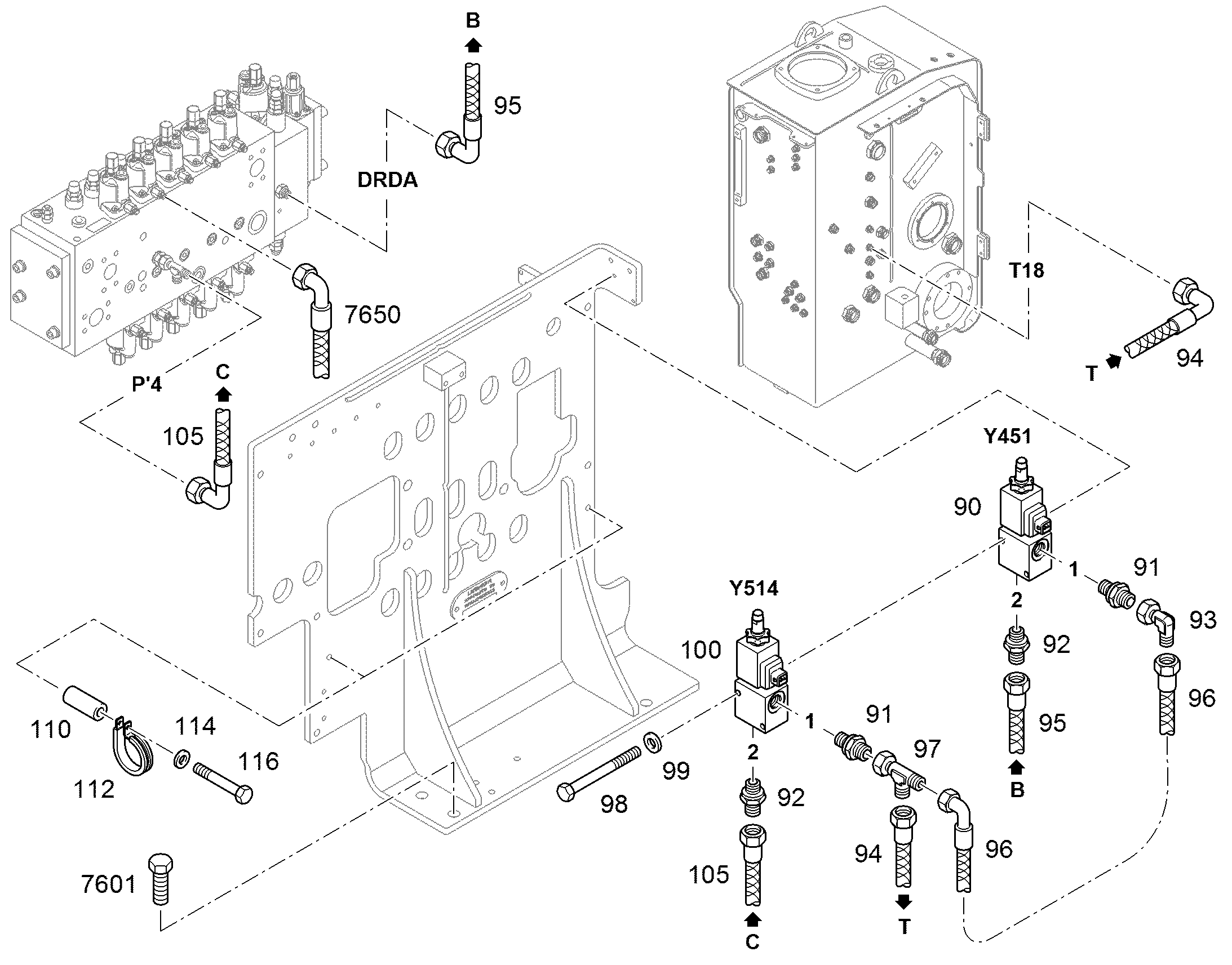 КЛАПАН ОГРАНИЧЕНИЯ ДАВЛЕНИЯ 10280382 LIEBHERR