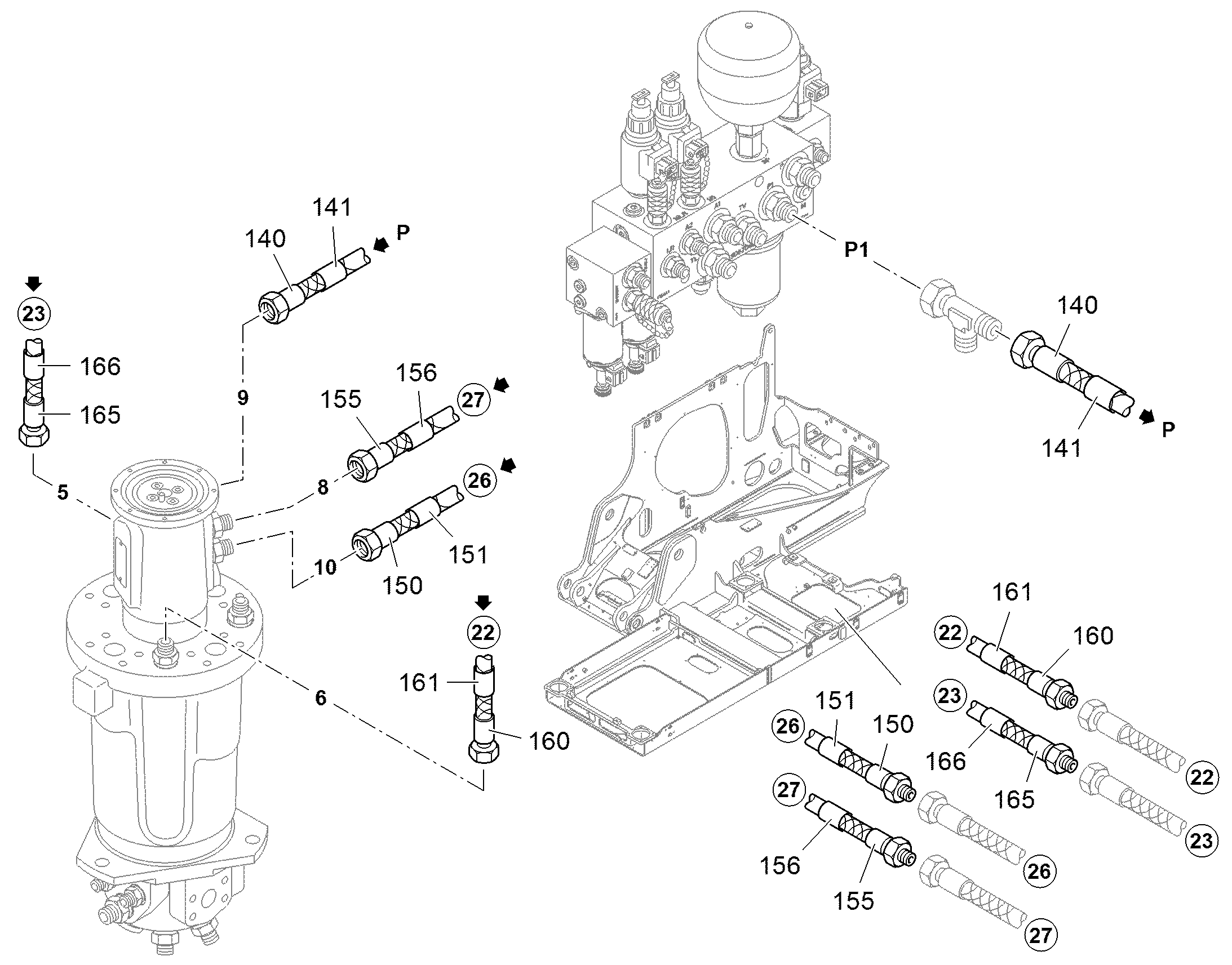 ЛЕНТА ДЛЯ МАРКИРОВКИ 23 7018512 LIEBHERR