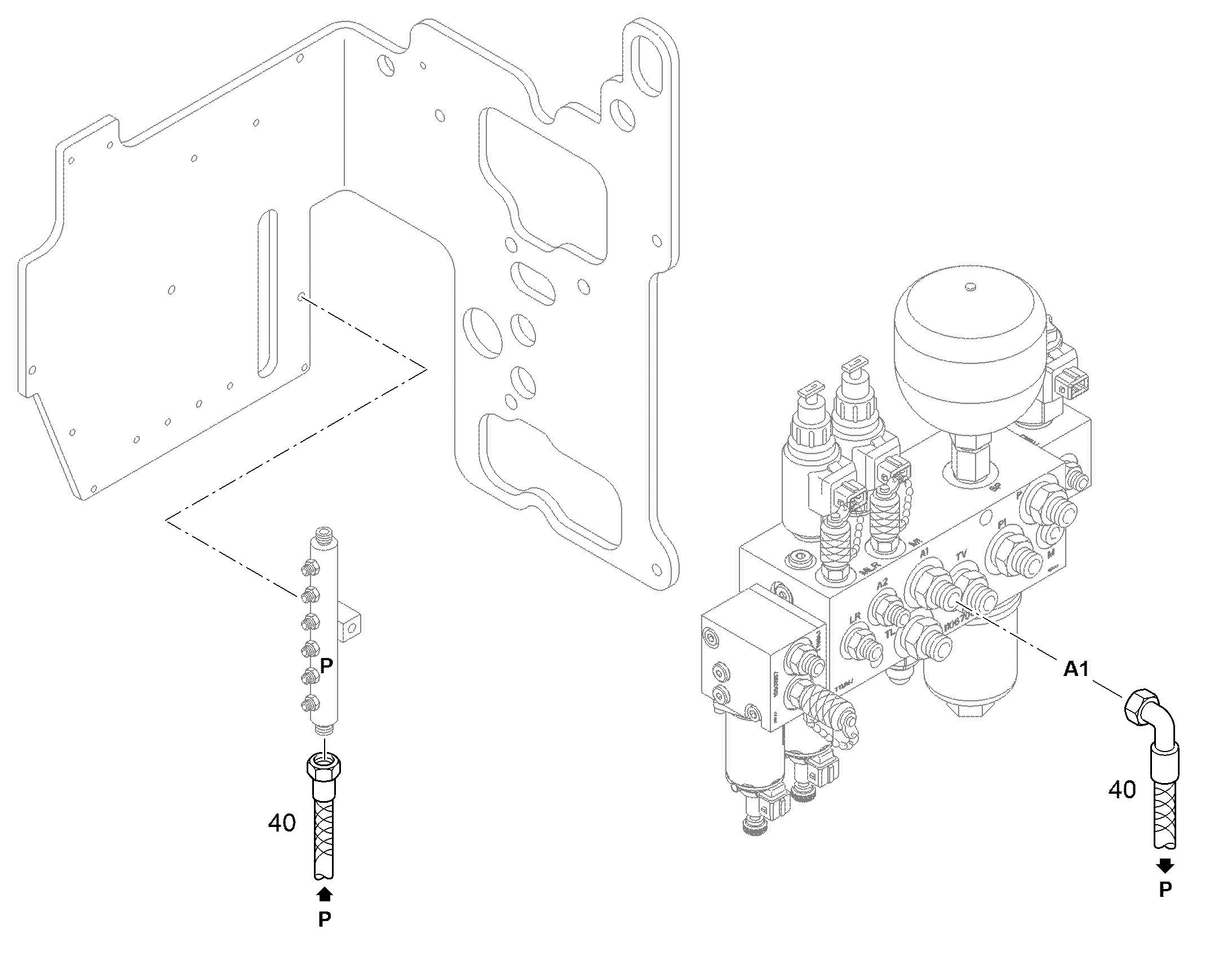 ШЛАНГ 12X2300 10101905 LIEBHERR