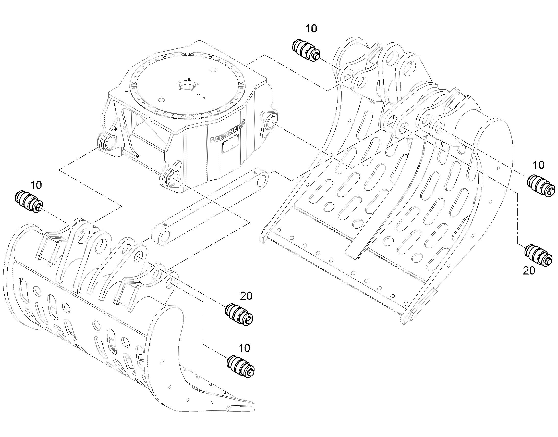 ПЕРЕОБОРУДОВАНИЕ SG30 94072616 LIEBHERR