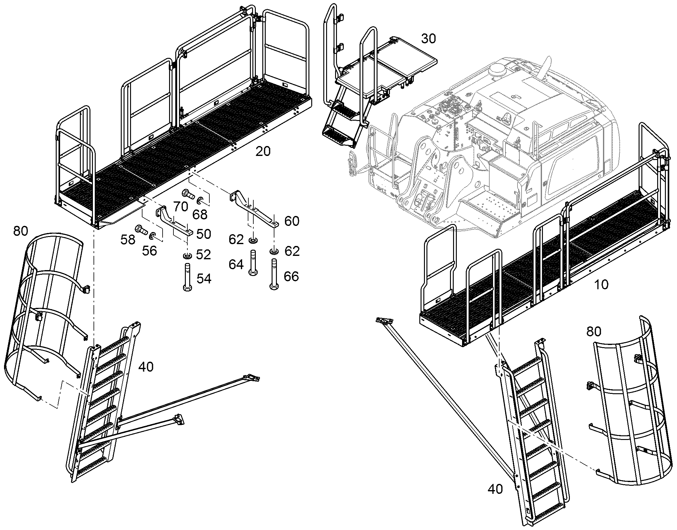 ПЛАТФОРМА 94054646 LIEBHERR