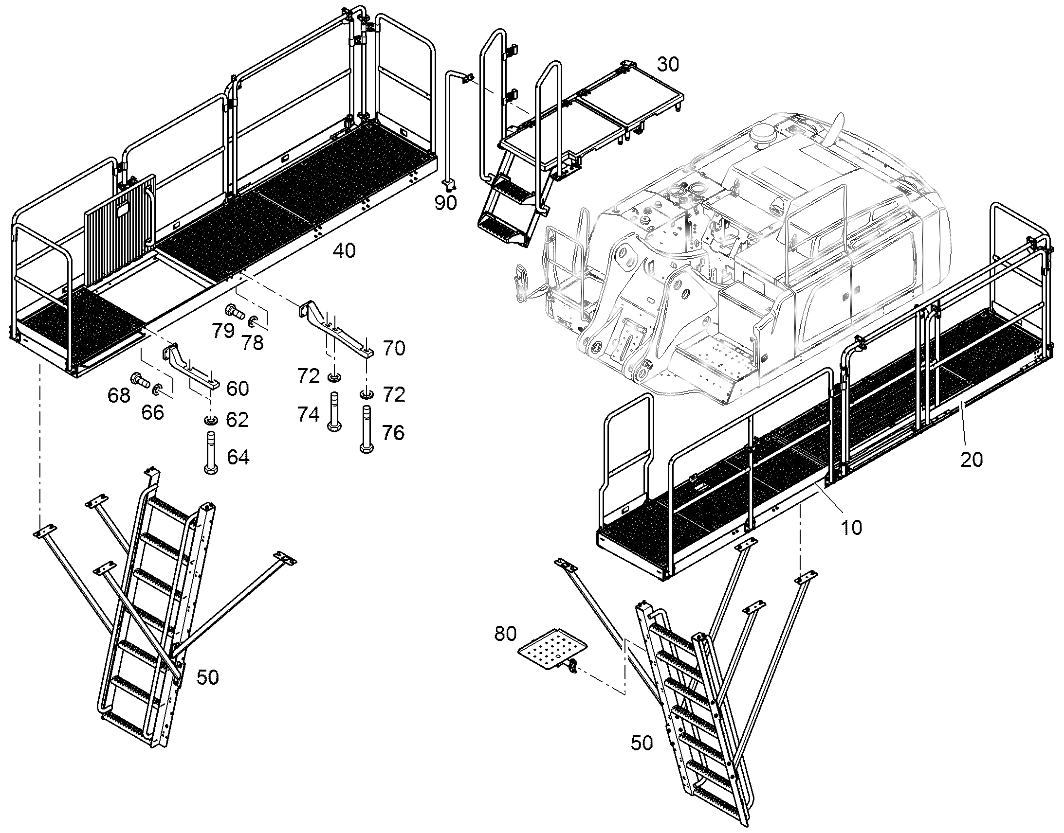 ПЛАТФОРМА 94053205 LIEBHERR