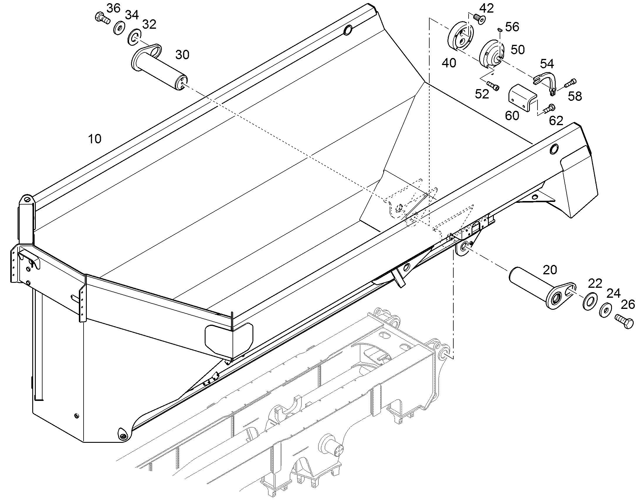 КОВШОВАЯ ПЛАТФОРМА 18 m³ / 30 t 11482149 LIEBHERR