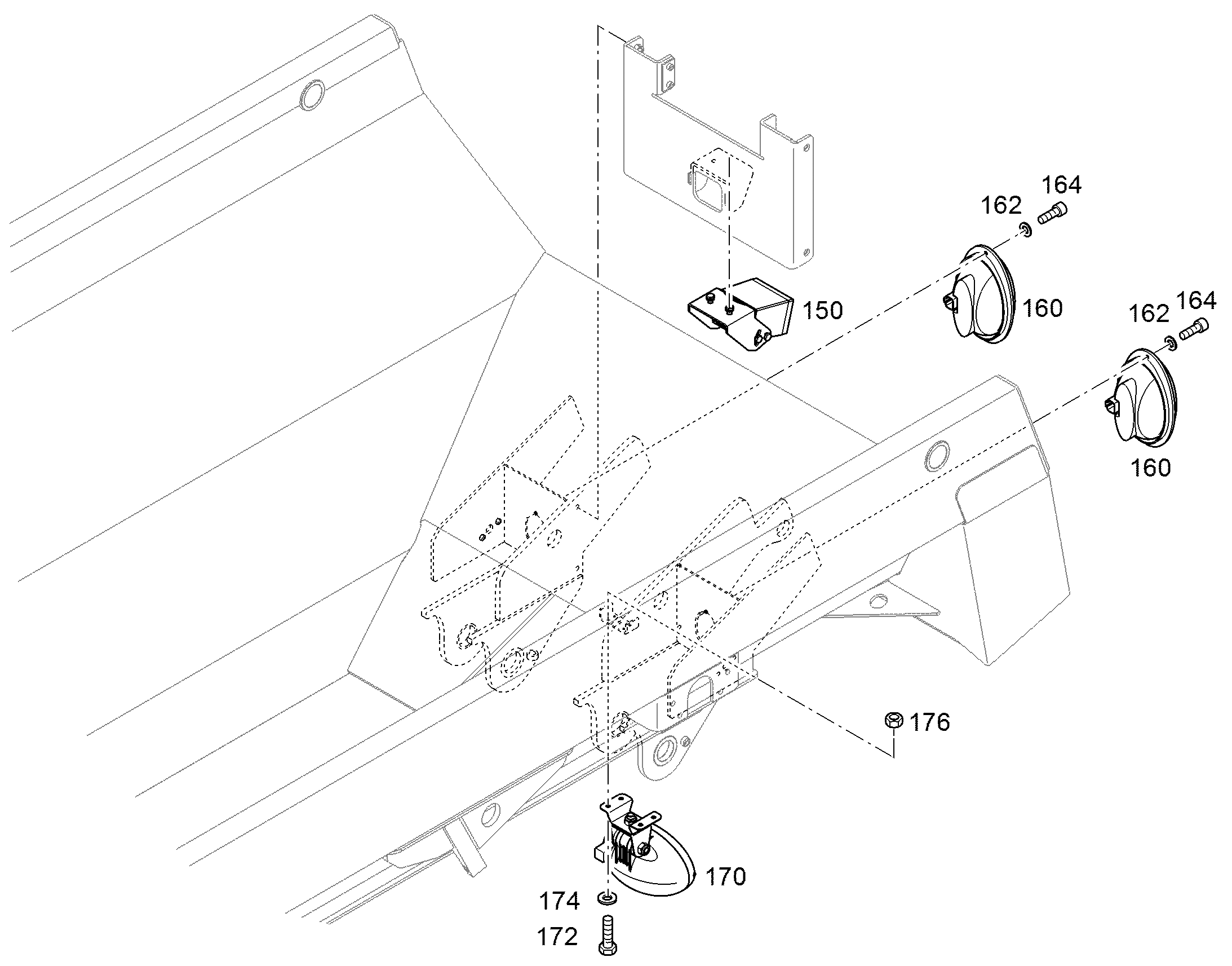 ОГНИ ЗАДНИЕ ТОРМОЗНЫЕ 10489938 LIEBHERR