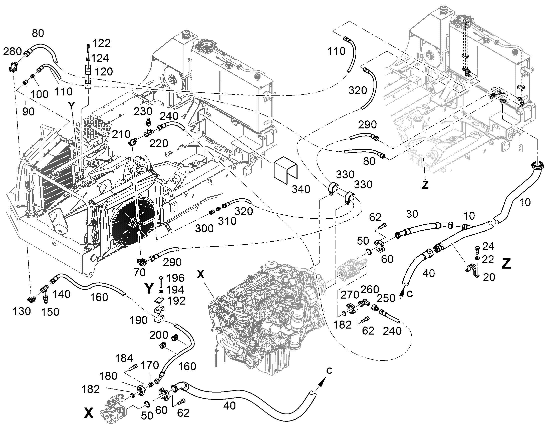 ШТУЦЕР РЕЗЬБОВОЙ EGE 8L M12X1,5 ED 7407172 LIEBHERR