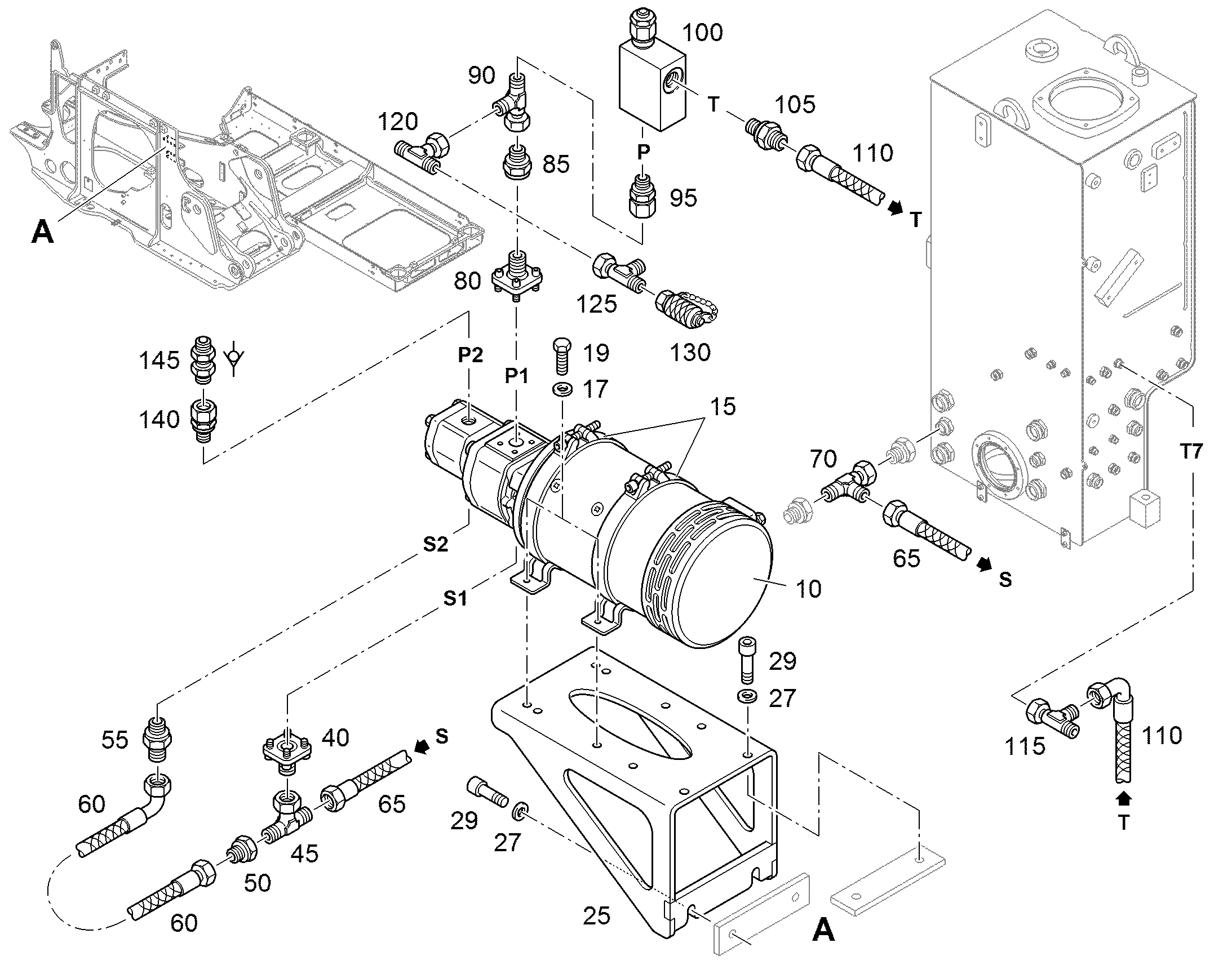 КЛАПАН ОГРАНИЧЕНИЯ ДАВЛЕНИЯ 10036724 LIEBHERR