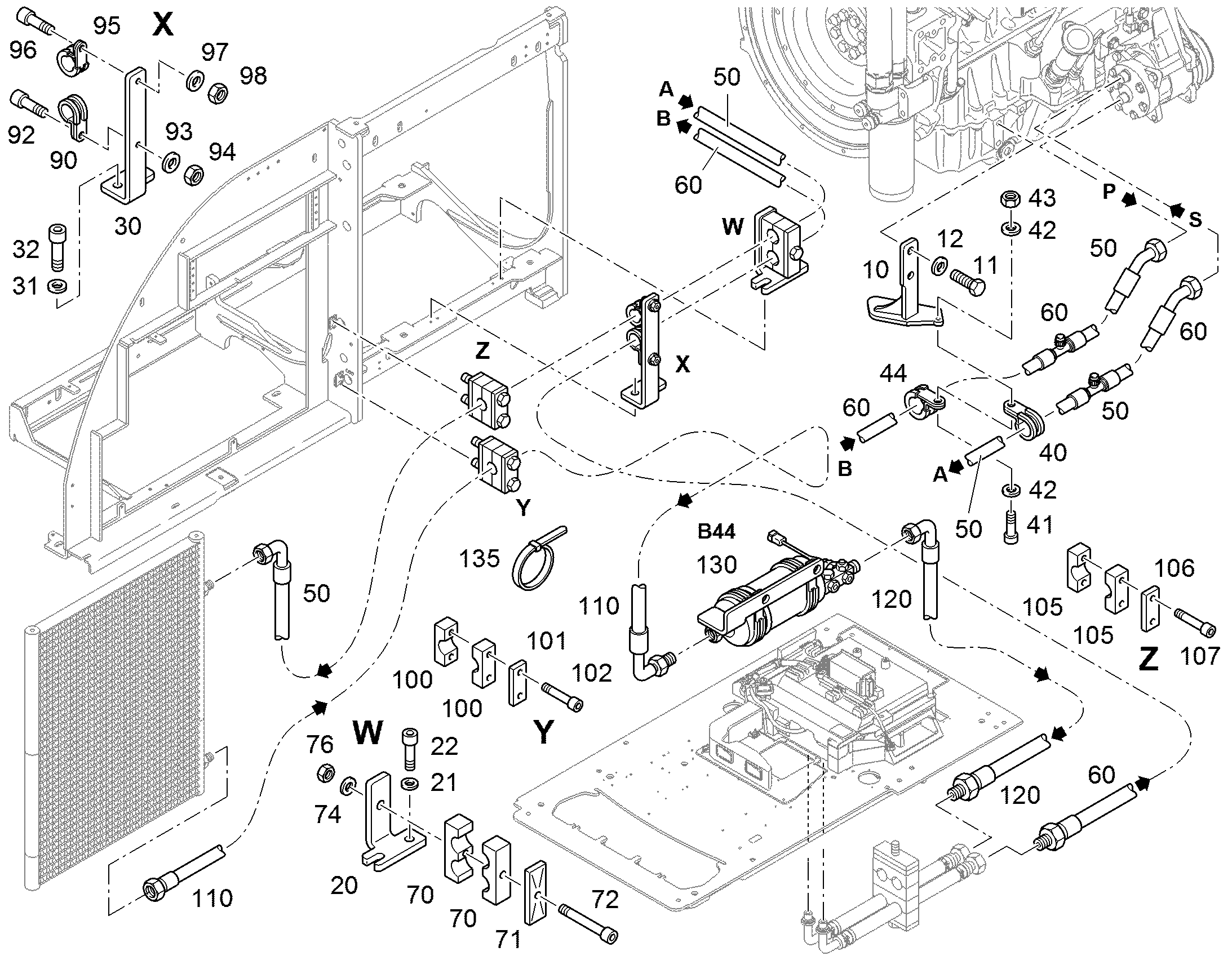 ШЛАНГ КОНДИЦИОНЕРА 10X2291 11340808 LIEBHERR