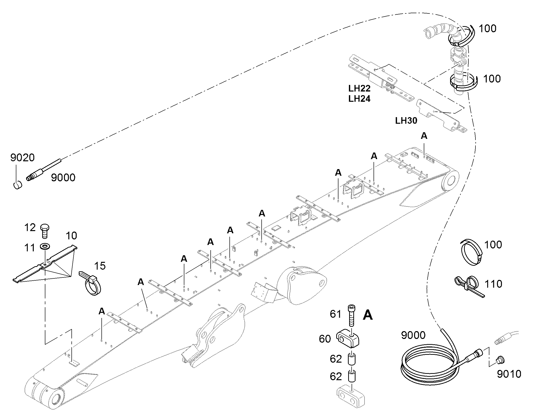 КАБЕЛЬ 10m 10333652 LIEBHERR