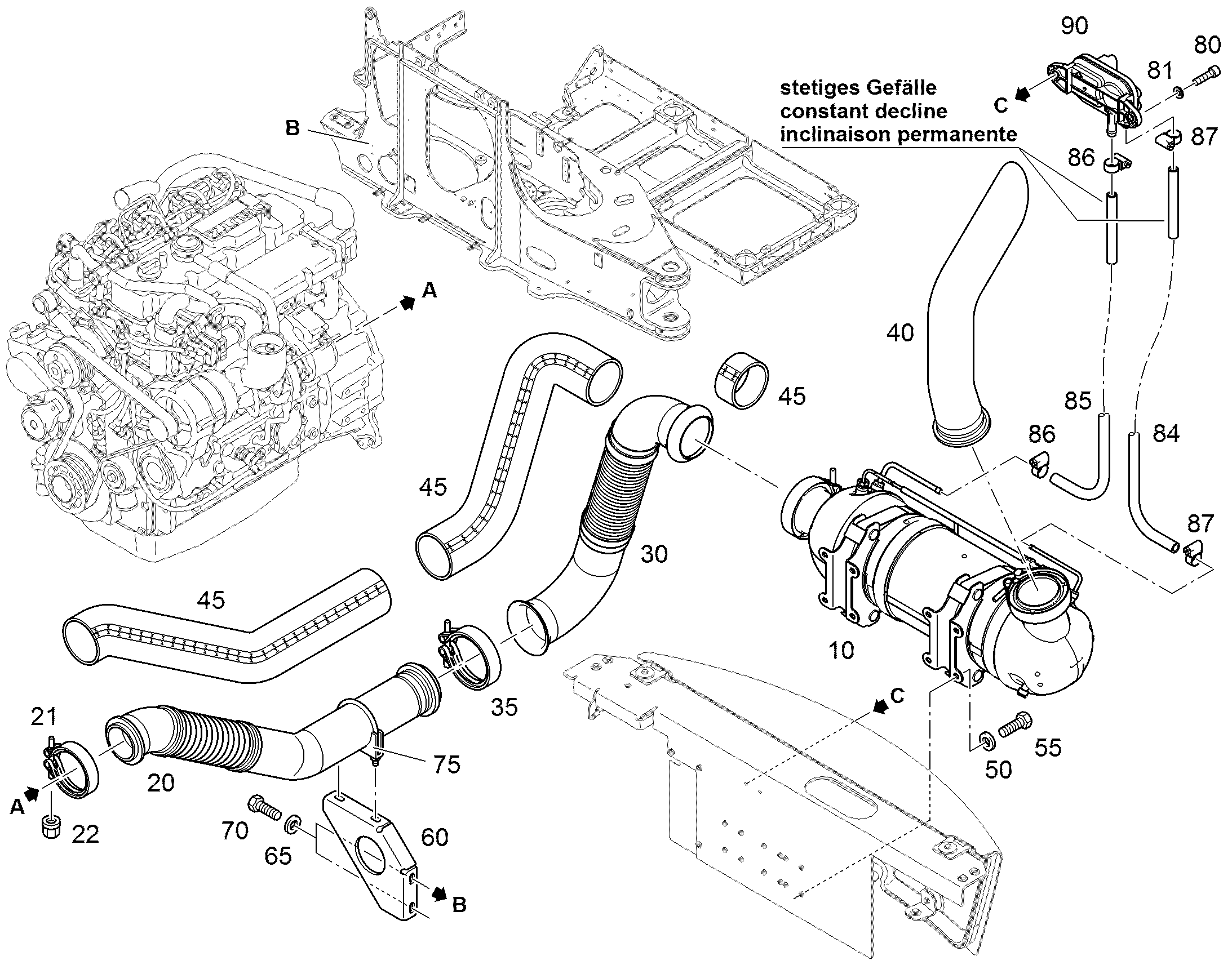 СКОБА 75 ST37 ZN 7006858 LIEBHERR