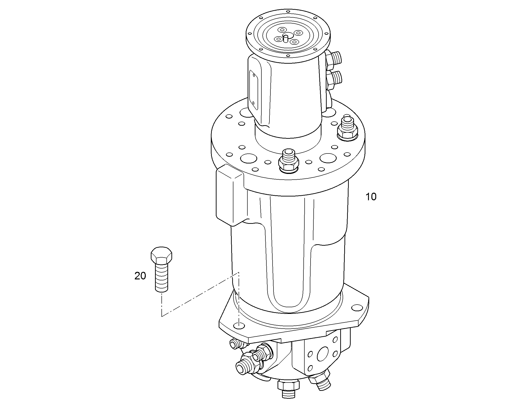 ПРЕДВАРИТ.МОНТАЖ ДЛЯ AHS 11-12 12445290 LIEBHERR