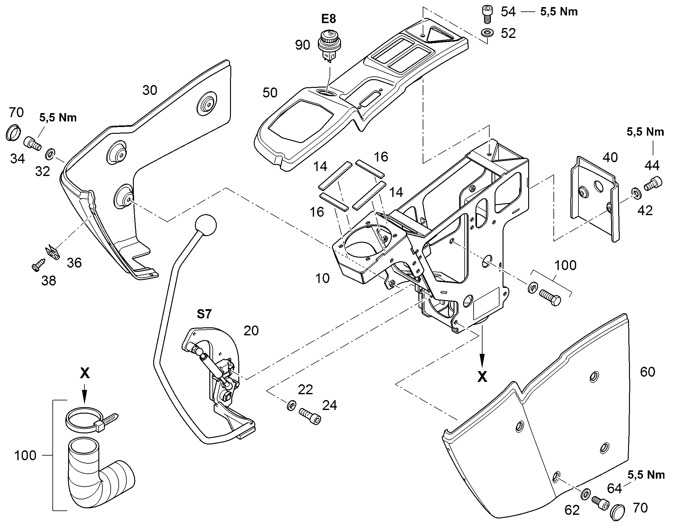 УСТРОЙСТВО УПРАВЛЕНИЯ VG6-8 4-4 Z16 000 11377490 LIEBHERR