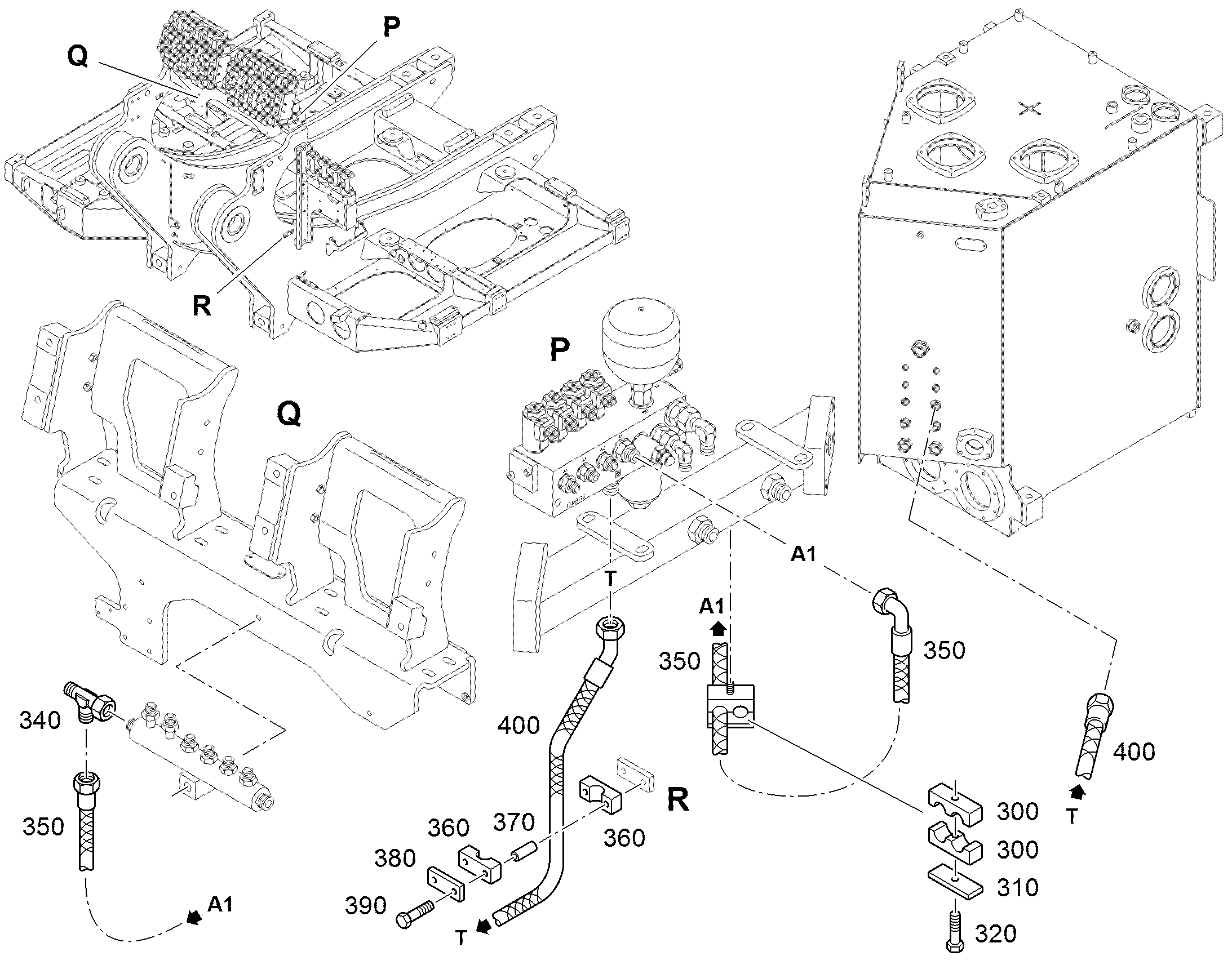 КЛЕММА ПОЛОВИННАЯ DIN 3015-3 Z 4 G 30 23 PP SW 10491362 LIEBHERR