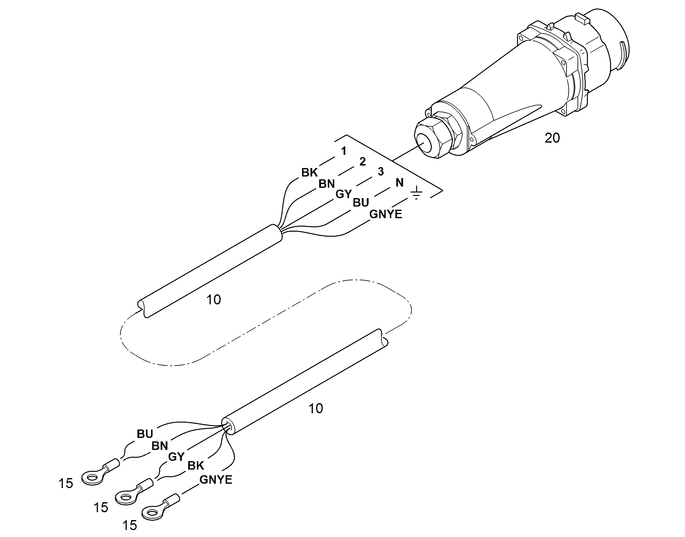 НАКОНЕЧНИК КАБЕЛЬНЫЙ 10-16 602312901 LIEBHERR