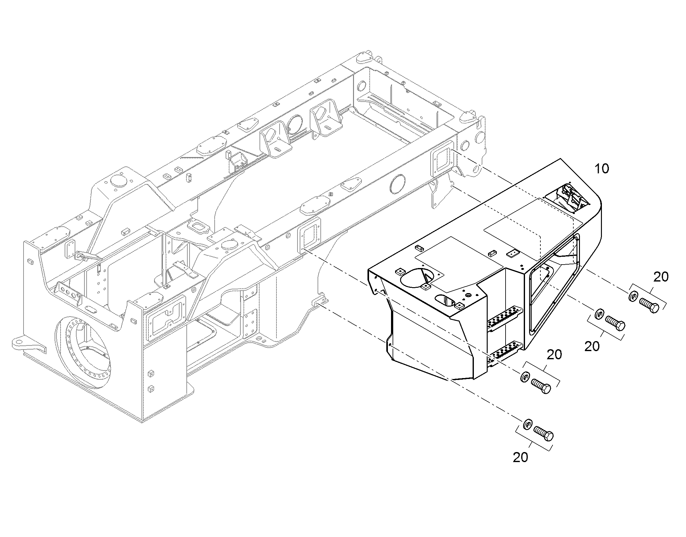 ЭЛЕМЕНТЫ МОНТАЖНЫЕ 94056880 LIEBHERR
